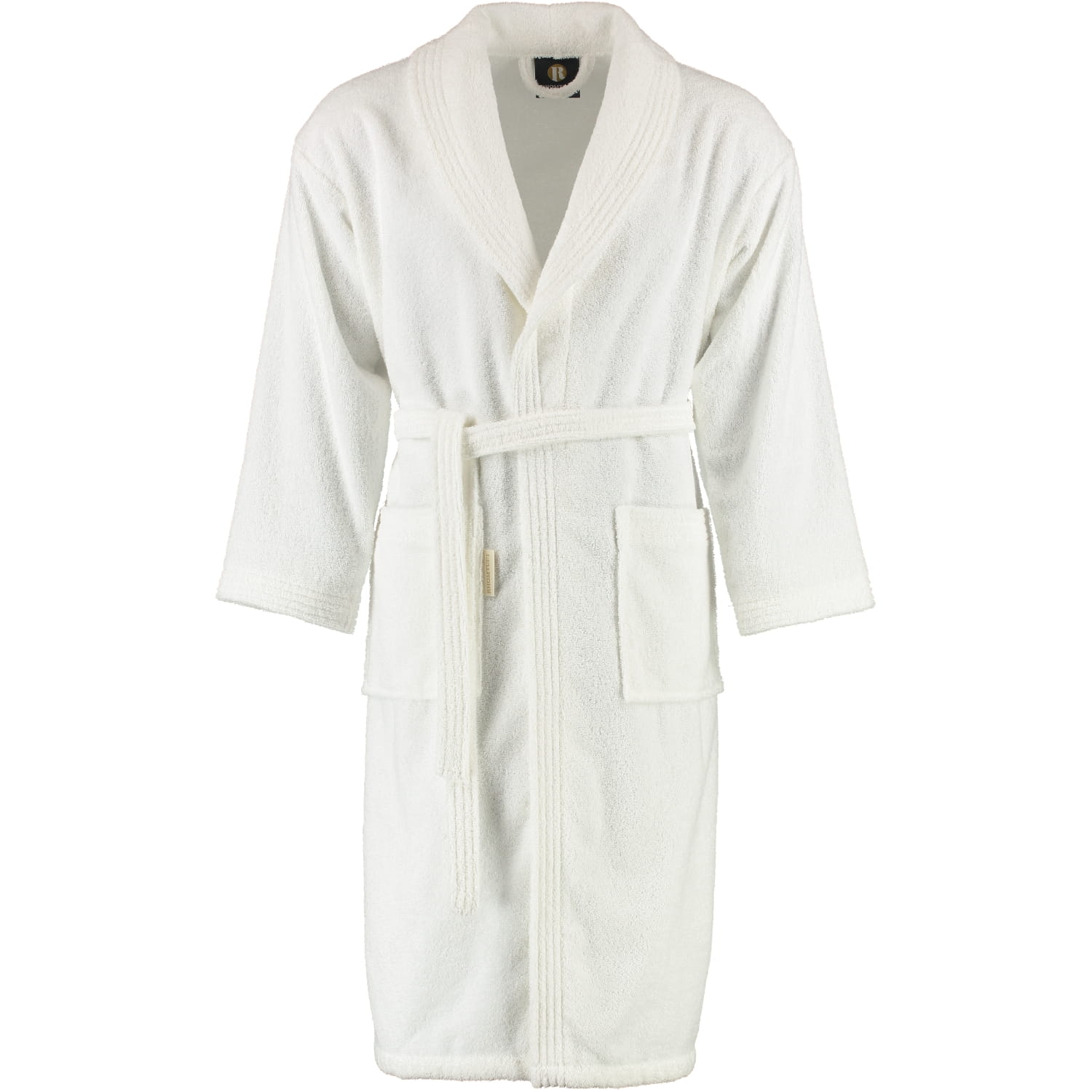 Rhomtuft RHOMTUFT Bademäntel unisex Schalkragen Sir & Lady weiss - 01