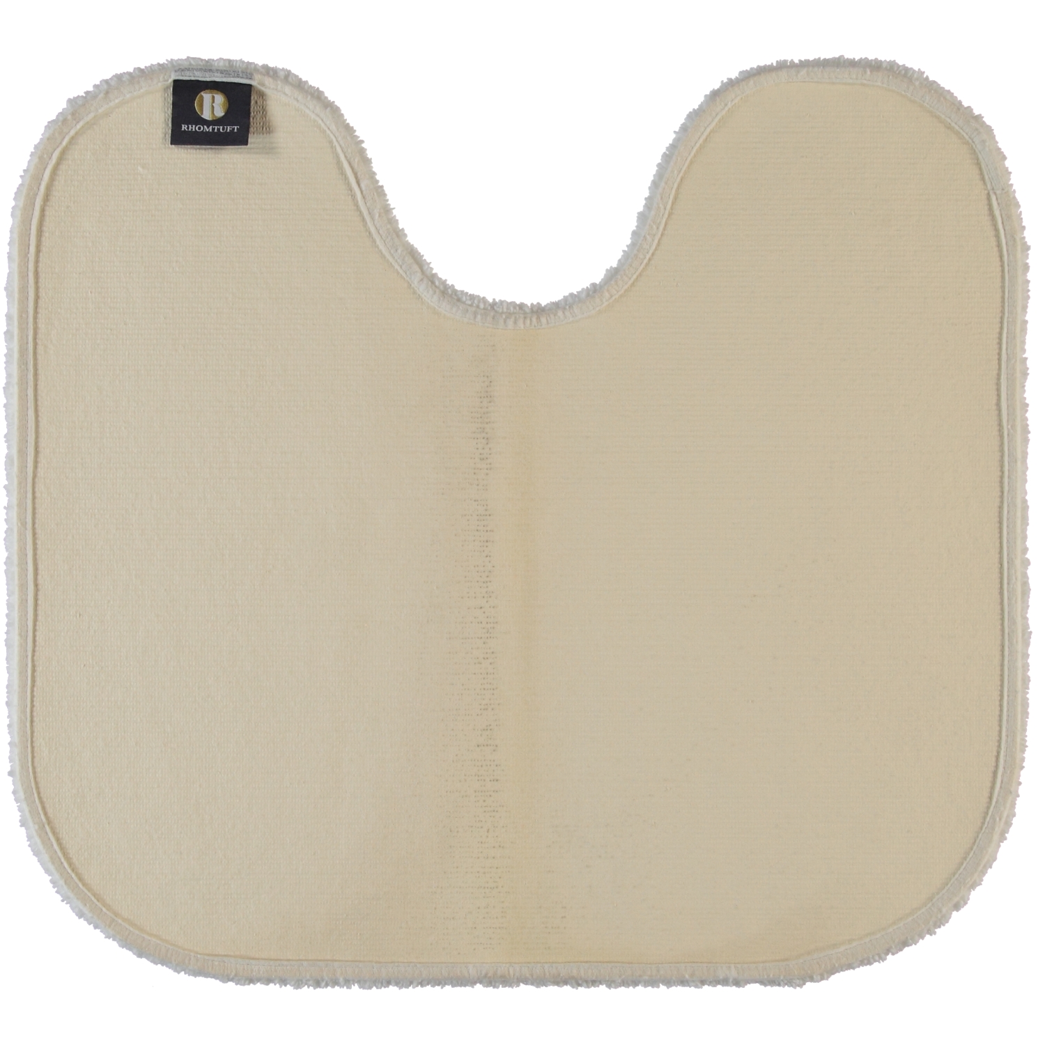 Rhomtuft - Badteppiche Aspect - Farbe: weiss - 01 - Toilettenvorlage mit Ausschnitt 55x60 cm