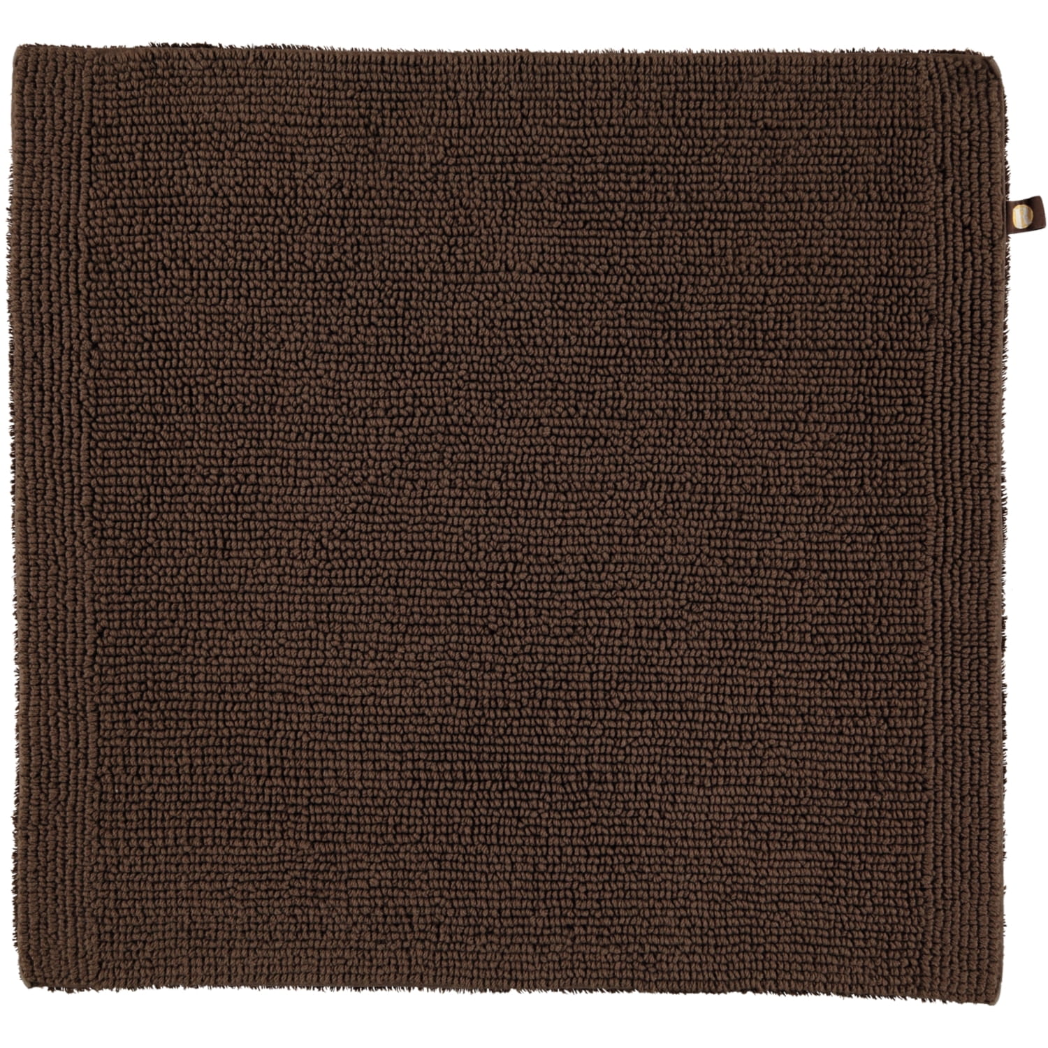Rhomtuft - Badteppich Pur - Farbe: mocca - 406 - 60x60 cm