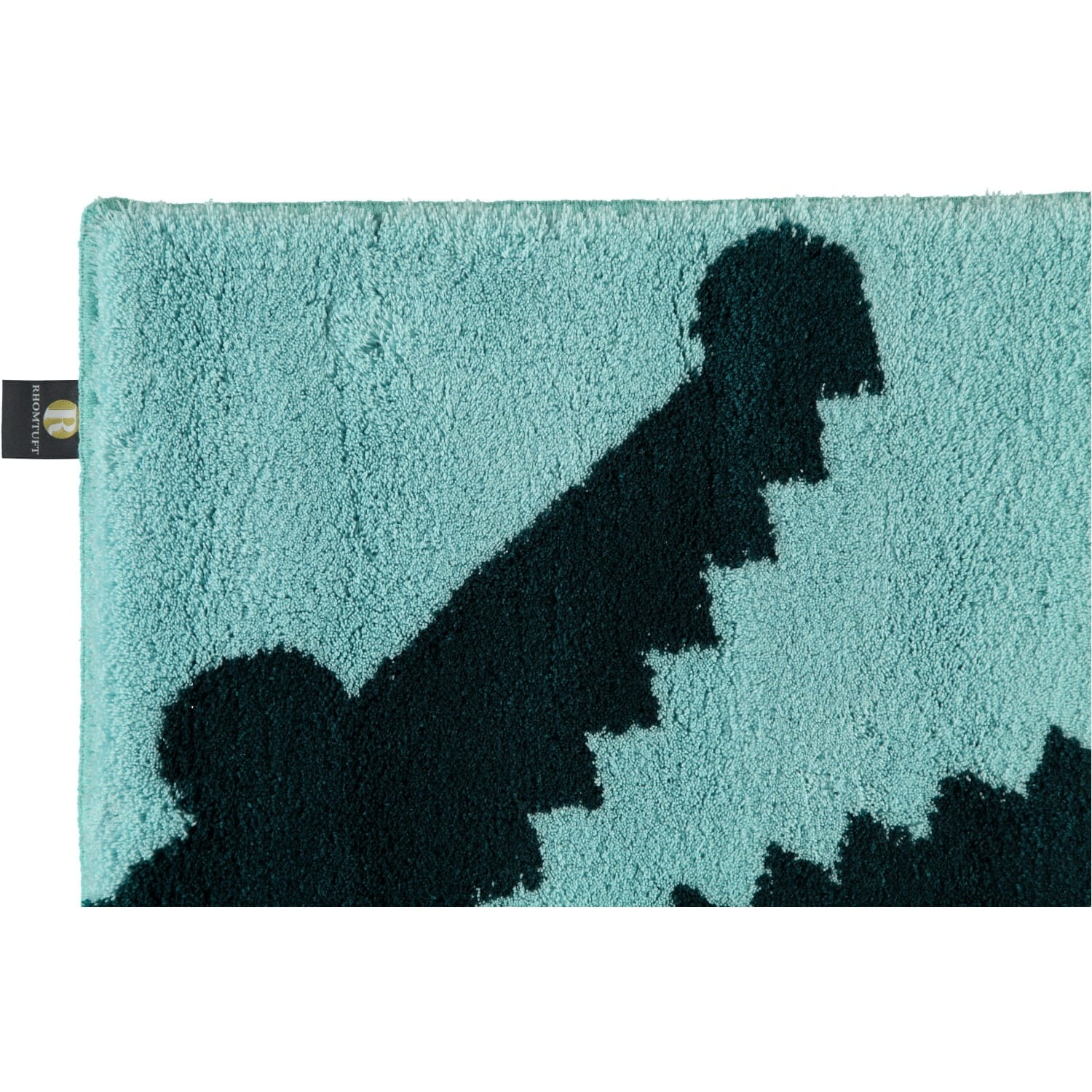 Rhomtuft - Badteppich Croc - Farbe: mint/pazifik - 1210