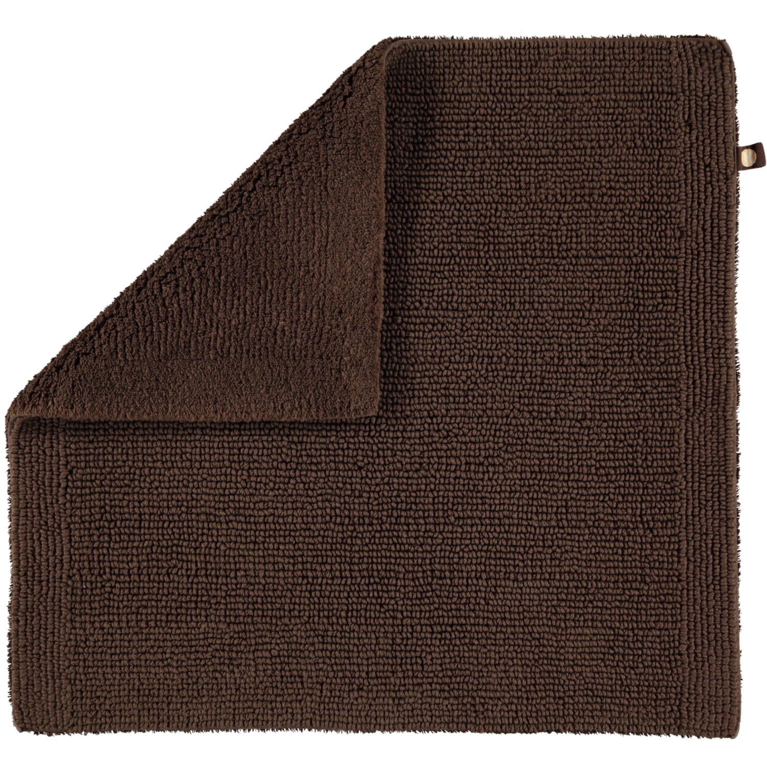 Rhomtuft - Badteppich Pur - Farbe: mocca - 406 - 60x60 cm