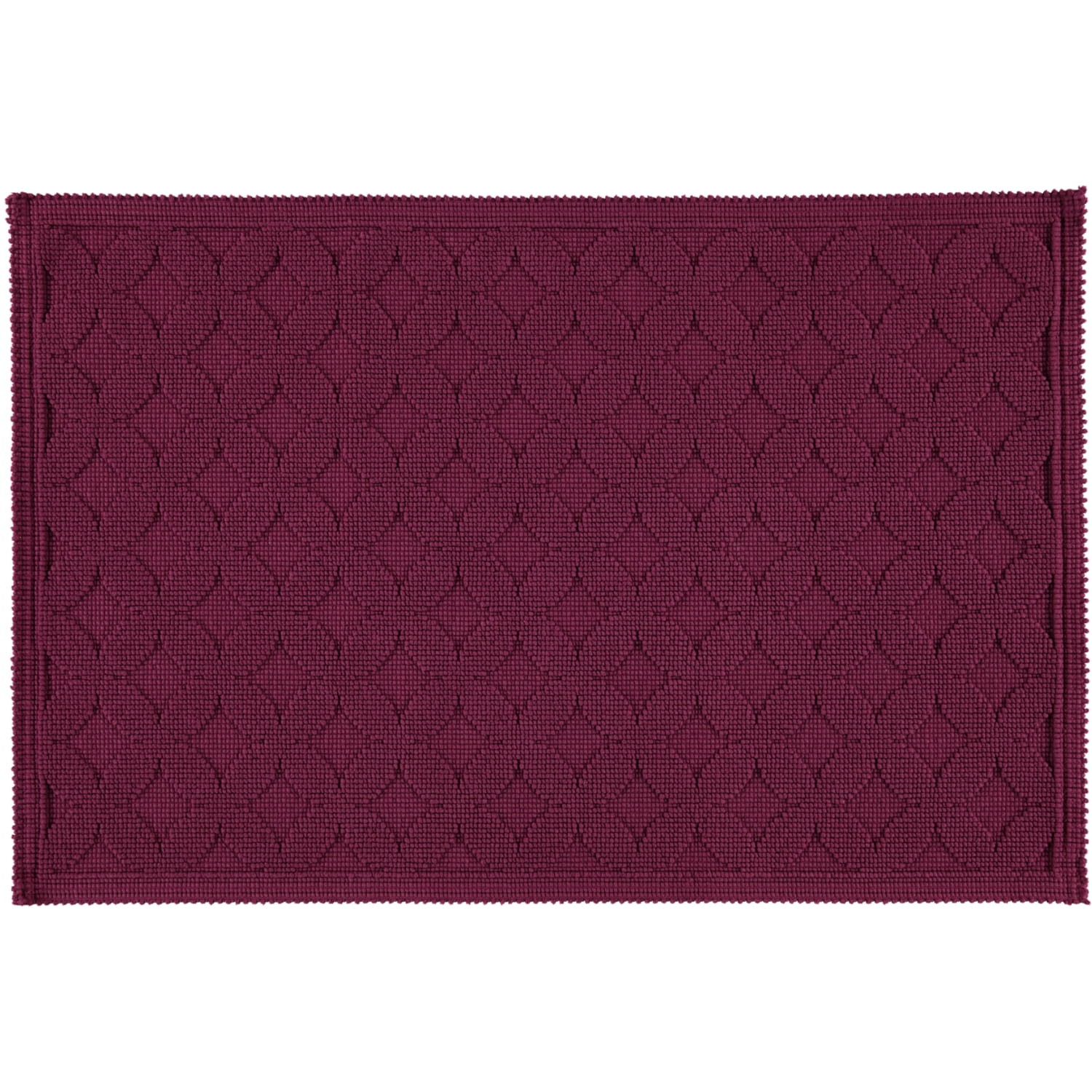 Rhomtuft - Badematte Seaside - Farbe: berry - 237 - 60x90 cm