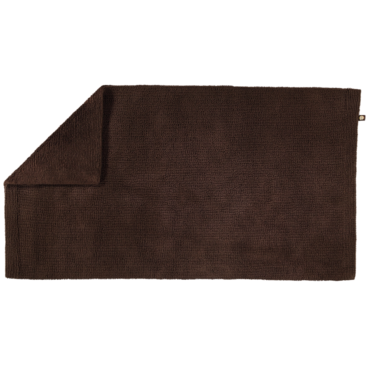 Rhomtuft - Badteppich Pur - Farbe: mocca - 406 - 70x130 cm