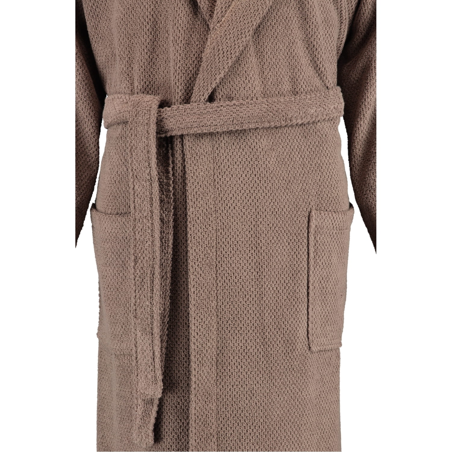 Rhomtuft - Bademantel Baronesse unisex - Farbe: taupe - 58