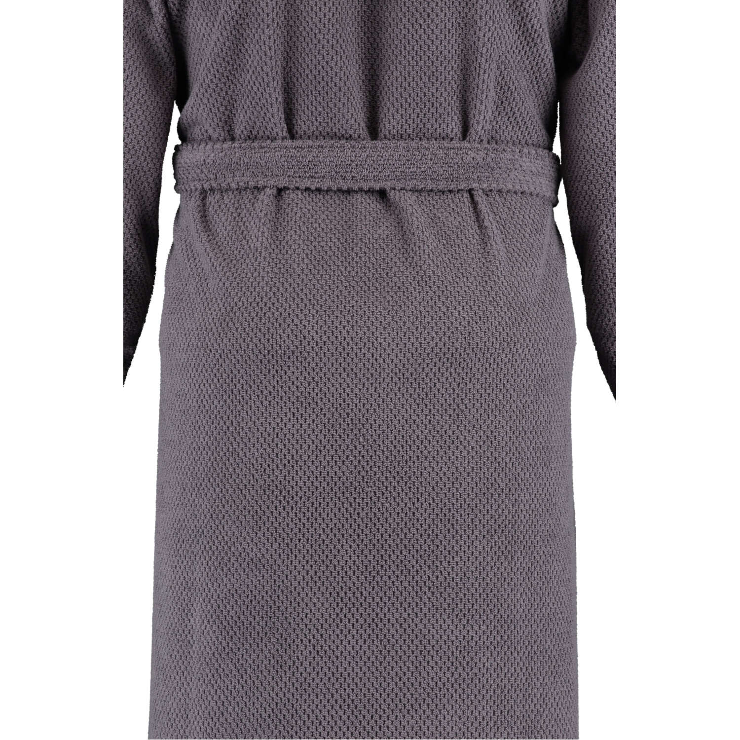 Rhomtuft - Bademantel Baronesse unisex - Farbe: zinn - 02 - M