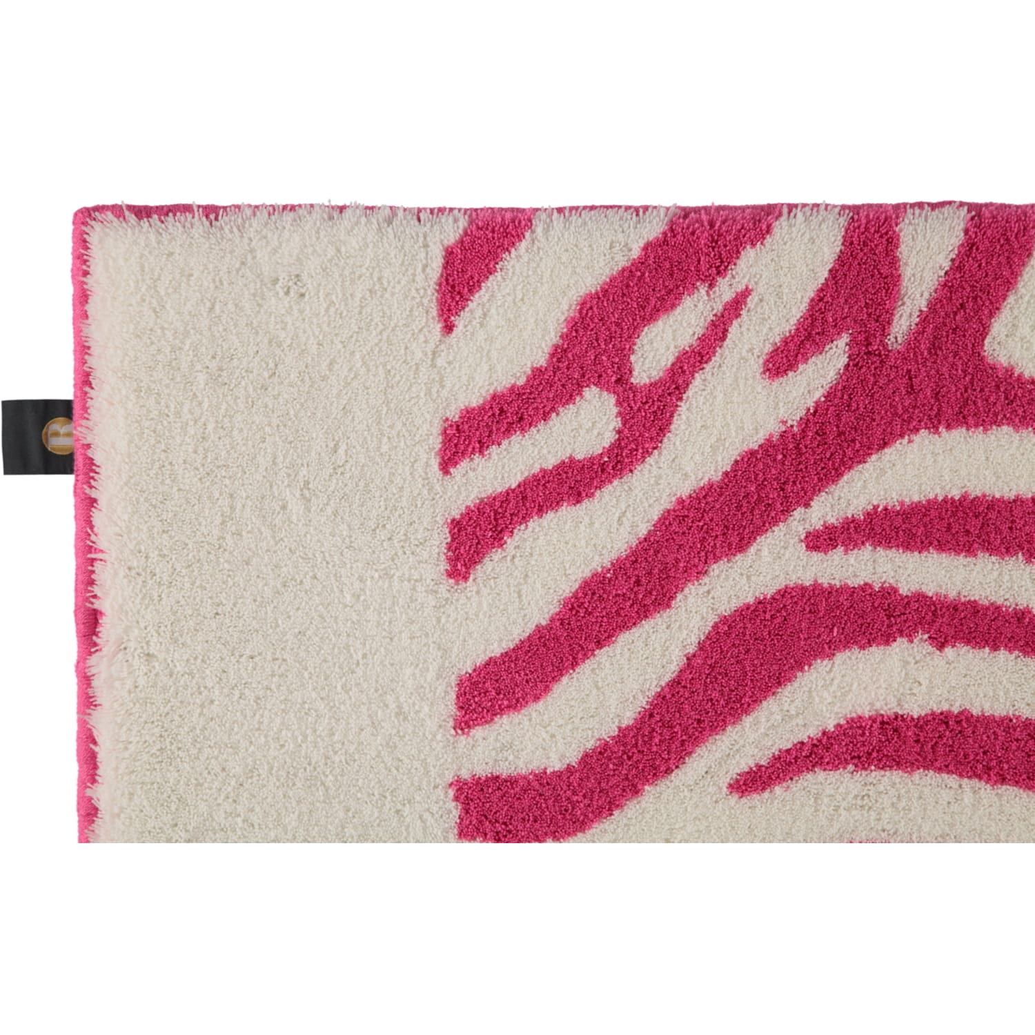 Rhomtuft - Badteppiche Zebra - Farbe: fuchsia/weiss - 1403