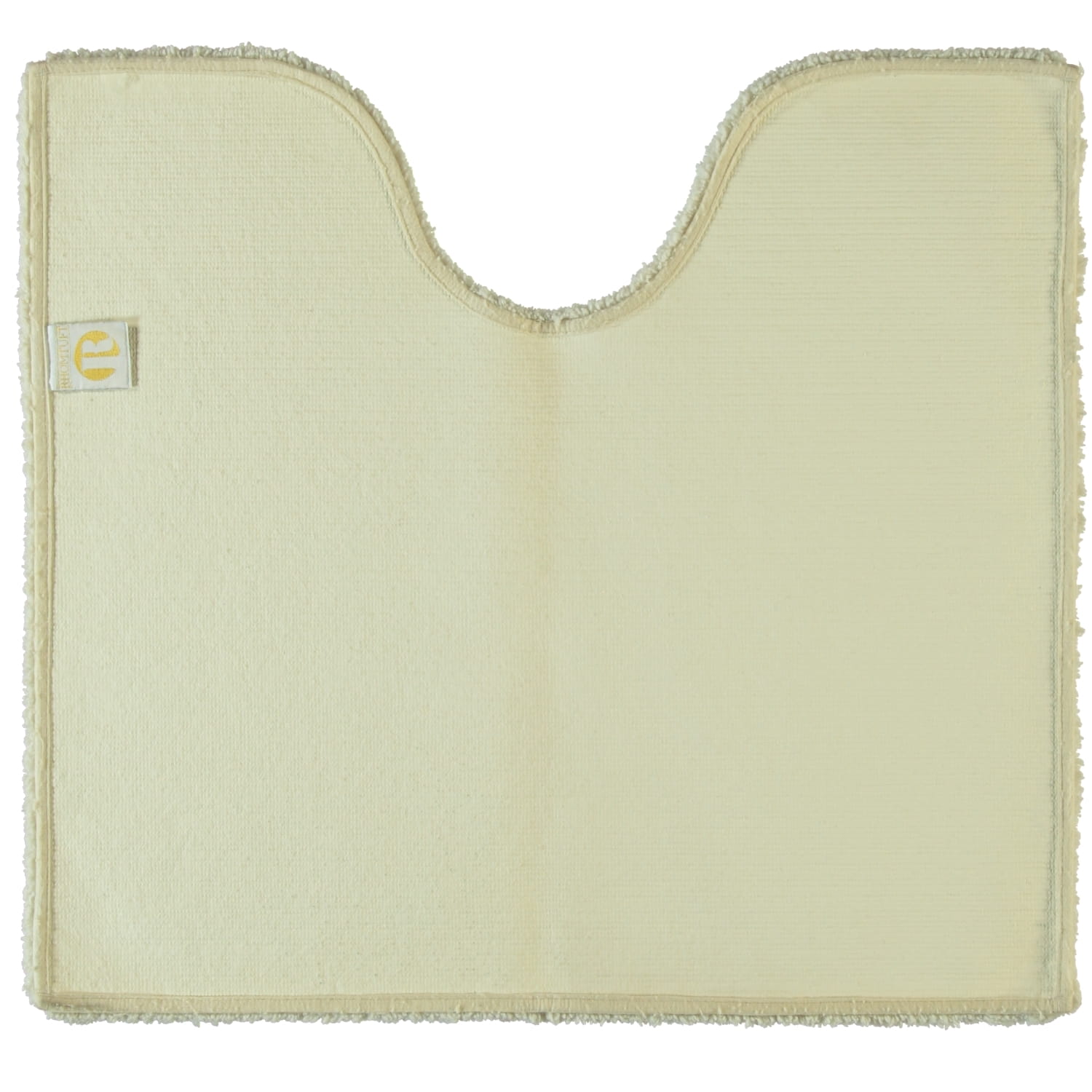 Rhomtuft - Badteppiche Square - Farbe: beige - 42 - Toilettenvorlage mit Ausschnitt 55x60 cm