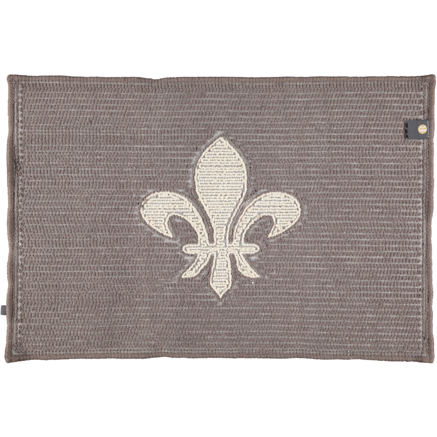 Rhomtuft - Badteppiche Lilie - Farbe: moor/ecru - 1373 - 60x90 cm