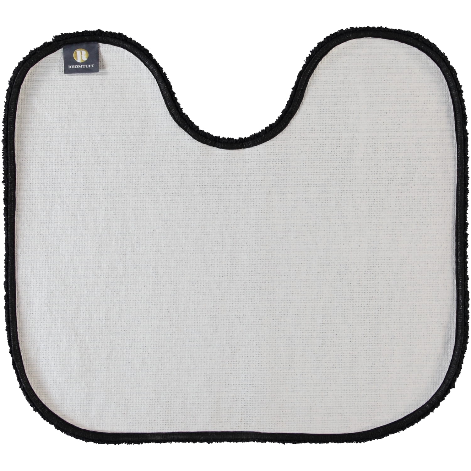 Rhomtuft - Badteppiche Aspect - Farbe: schwarz - 15 - Toilettenvorlage mit Ausschnitt 55x60 cm