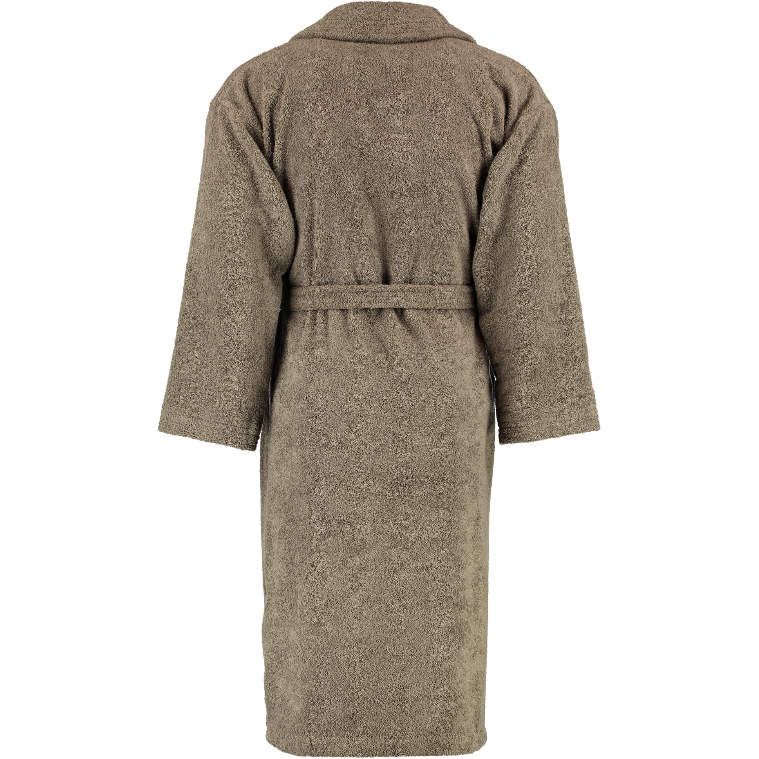 Rhomtuft - Bademantel Sir & Lady - Unisex - Farbe: taupe - 58 - L