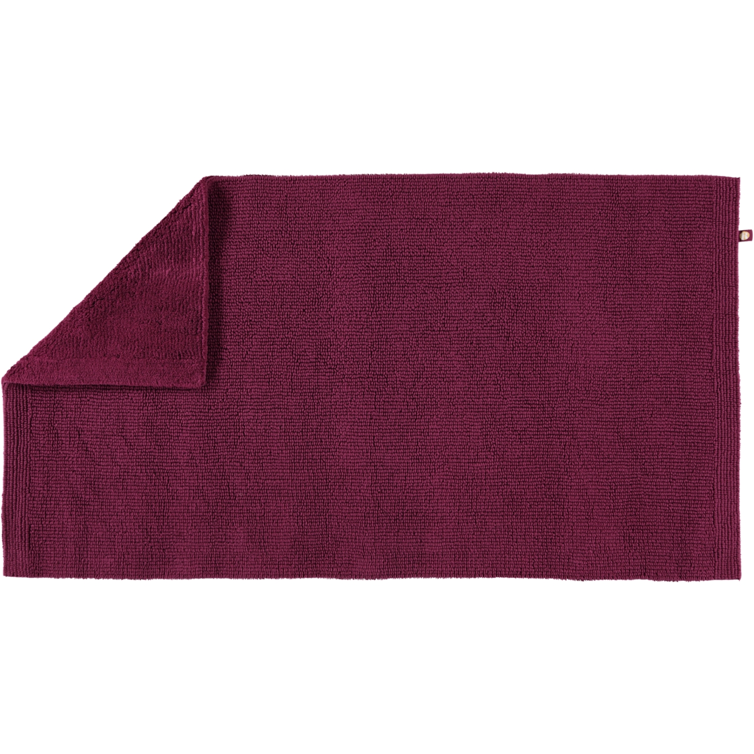 Rhomtuft - Badteppich Pur - Farbe: berry - 237 - 70x130 cm