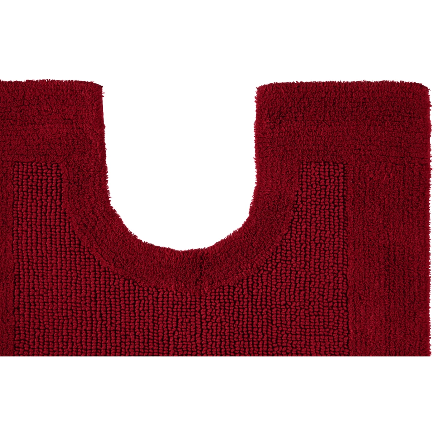Rhomtuft - Badteppiche Prestige - Farbe: cardinal - 349 - Toilettenvorlage mit Ausschnitt 60x60 cm