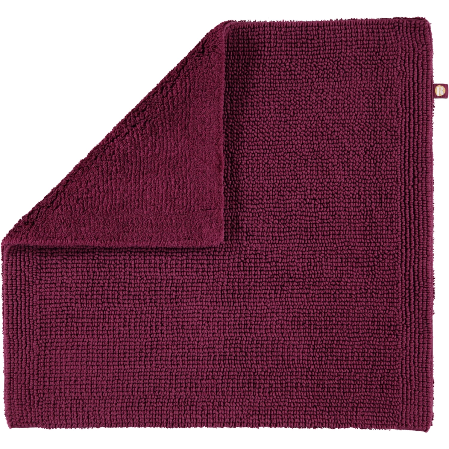 Rhomtuft - Badteppich Pur - Farbe: berry - 237 - 60x60 cm