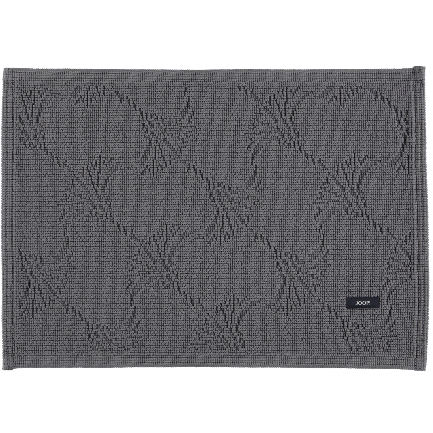 JOOP! - Badteppich New Cornflower 60 - Farbe: Light Anthrazit - 413 - 60x90 cm