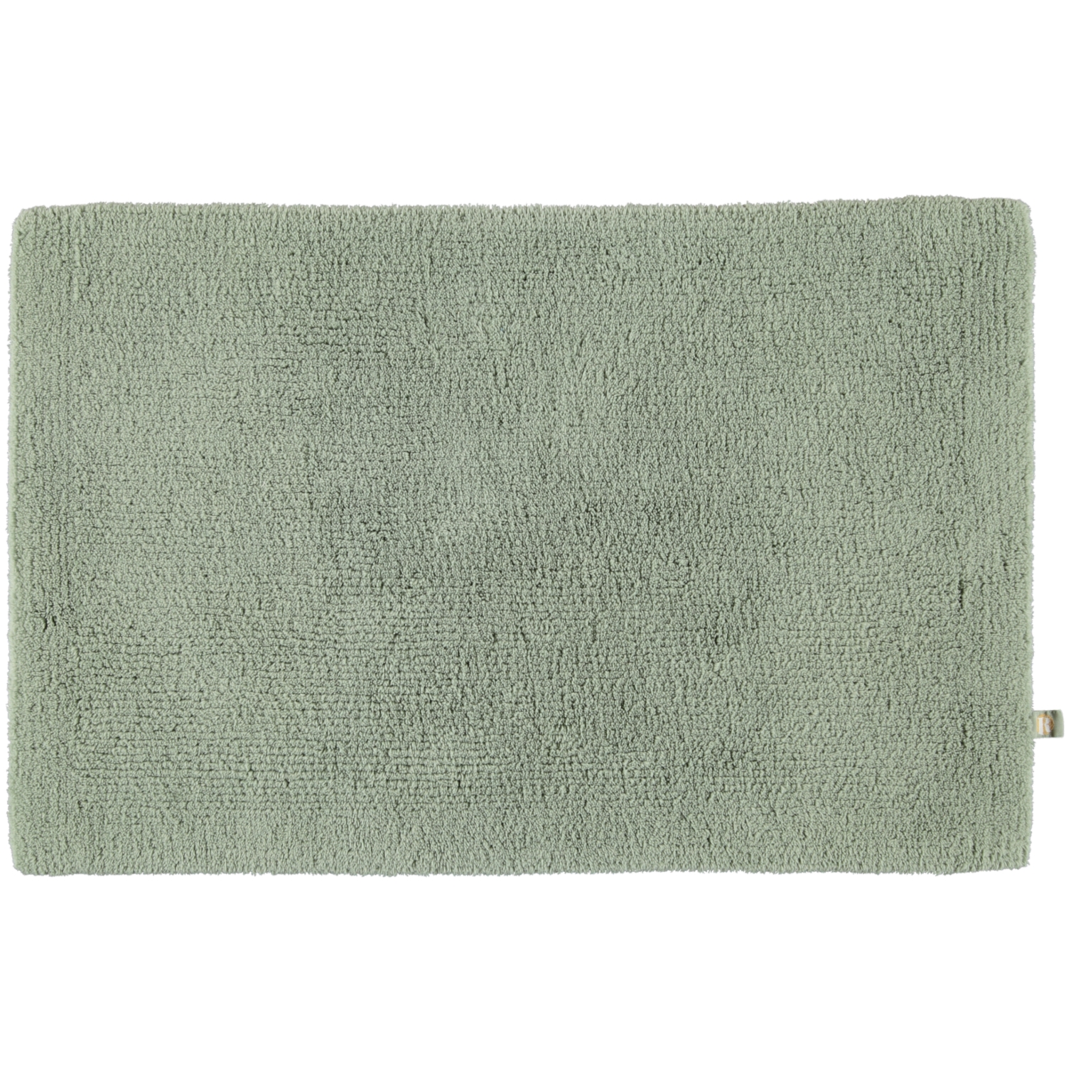 Rhomtuft - Badteppich Pur - Farbe: jade - 90 - 50x75 cm