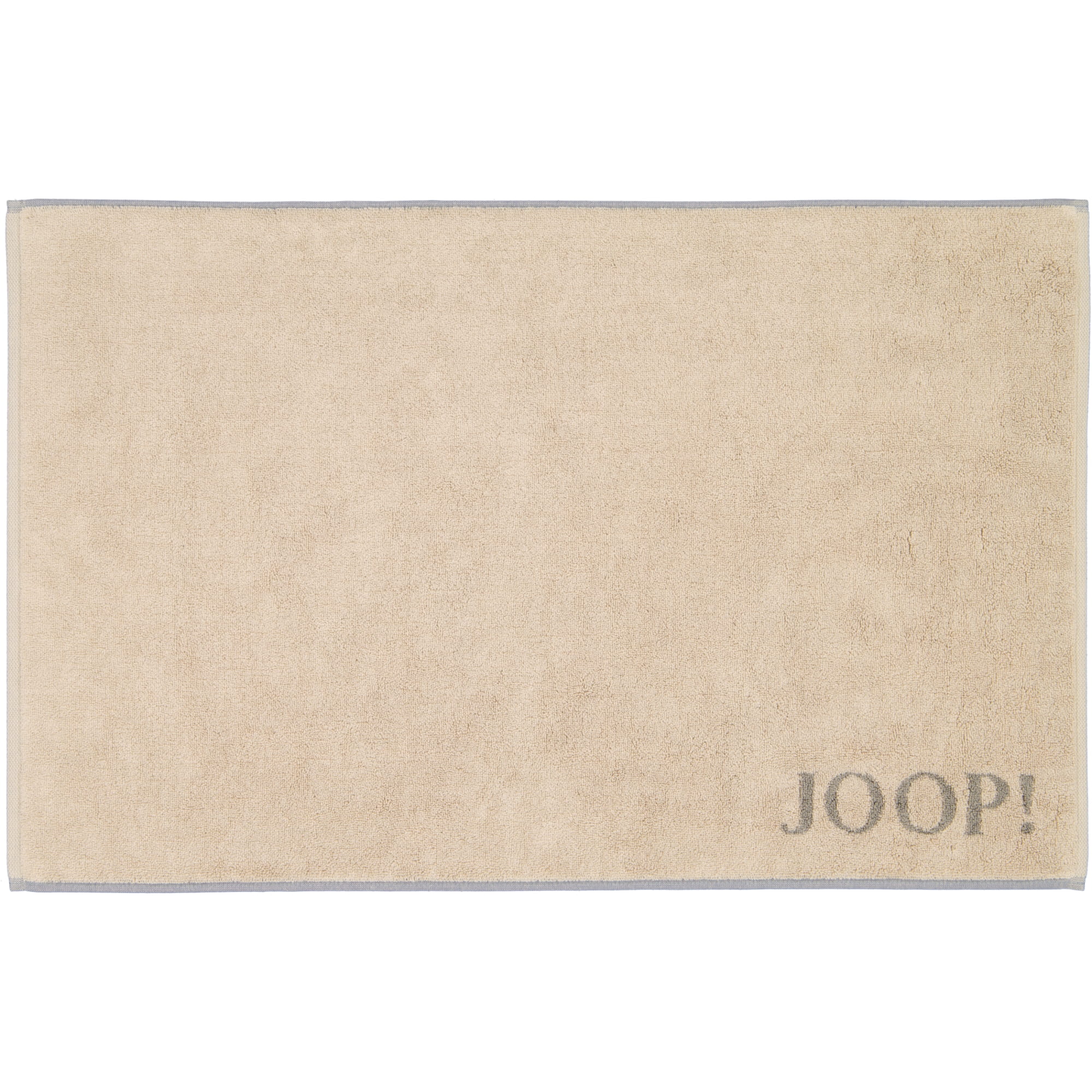 JOOP! Classic - Doubleface Badematte 1600 - 50x80 cm - Farbe: Sand/Graphit - 37