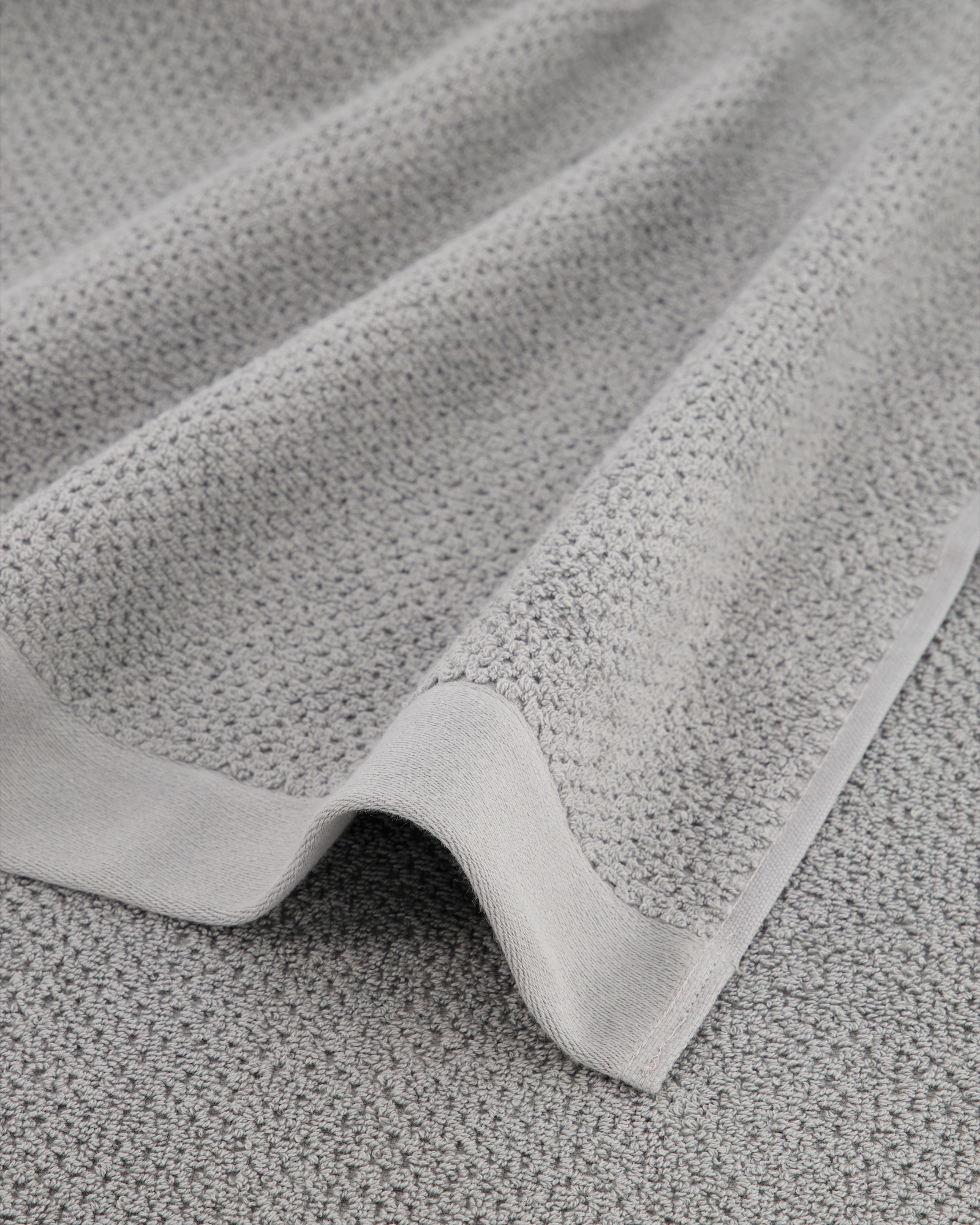 Rhomtuft - Handtücher Baronesse - Farbe: kiesel - 85 - Seiflappen 30x30 cm
