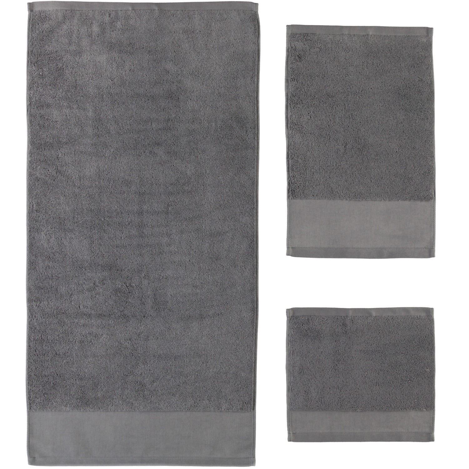 Rhomtuft RHOMTUFT Handtücher Comtesse zinn - 02