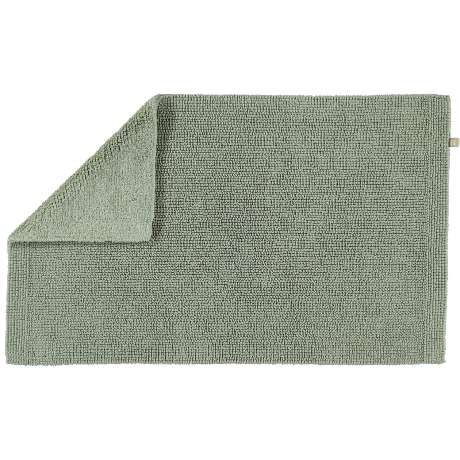 Rhomtuft - Badteppich Pur - Farbe: jade - 90 - 60x100 cm