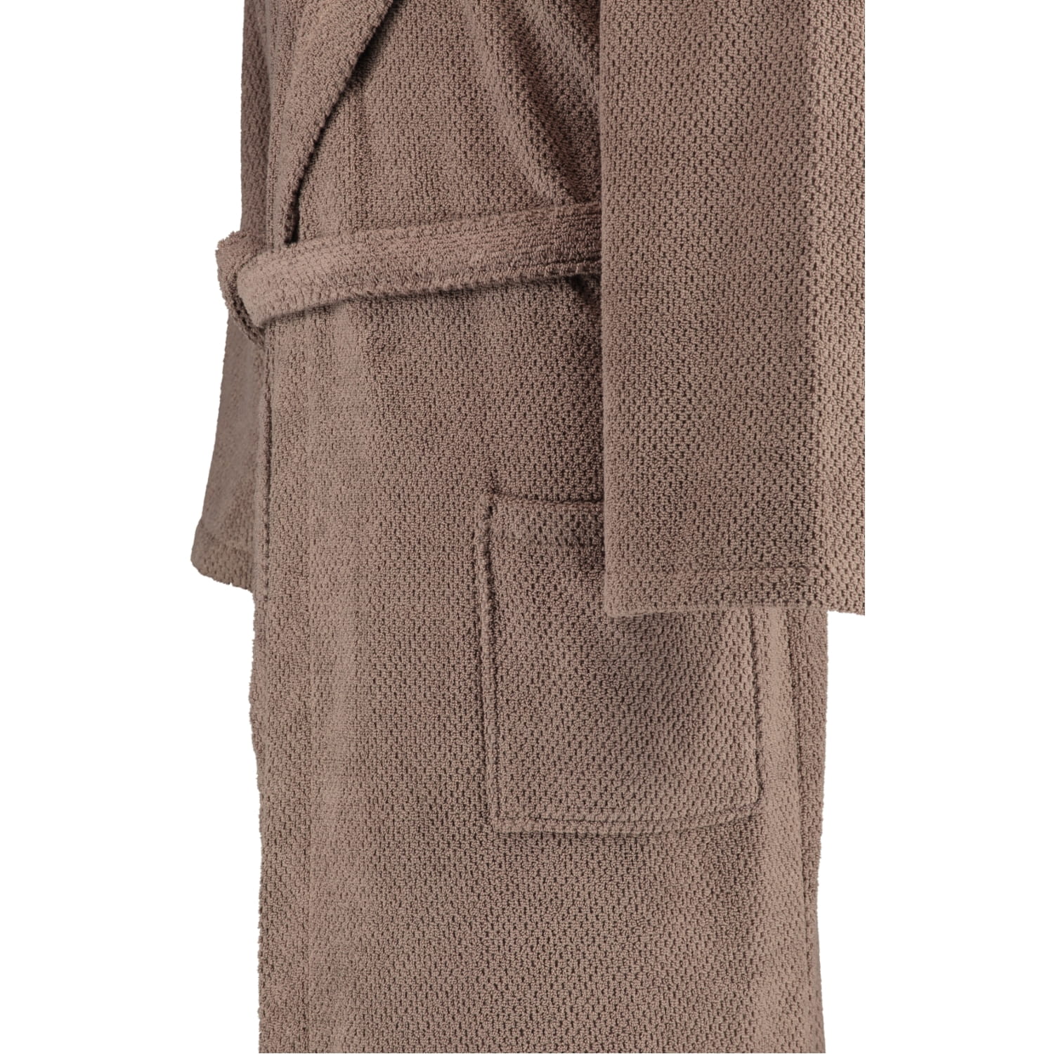 Rhomtuft - Bademantel Baronesse unisex - Farbe: taupe - 58