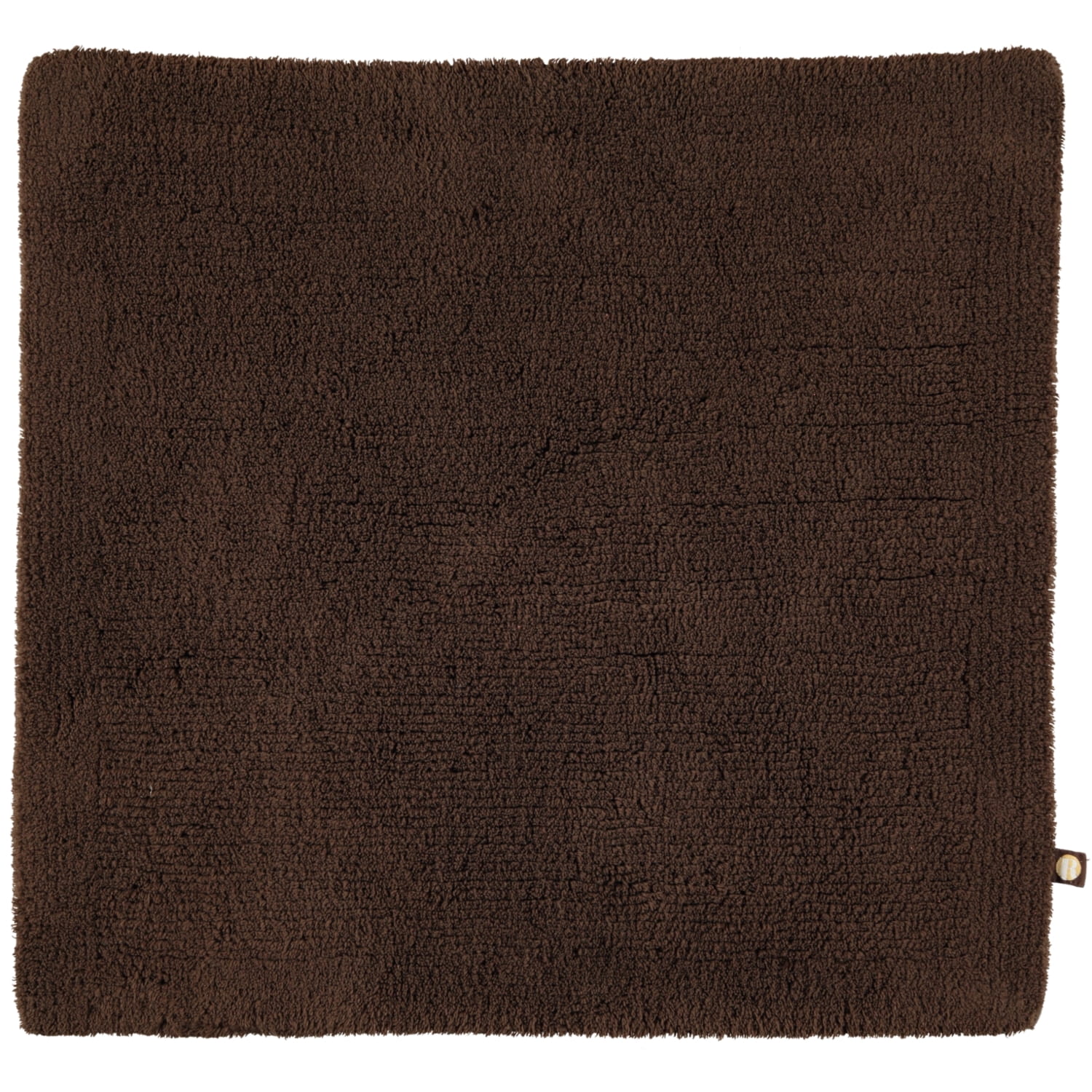 Rhomtuft - Badteppich Pur - Farbe: mocca - 406 - 60x60 cm