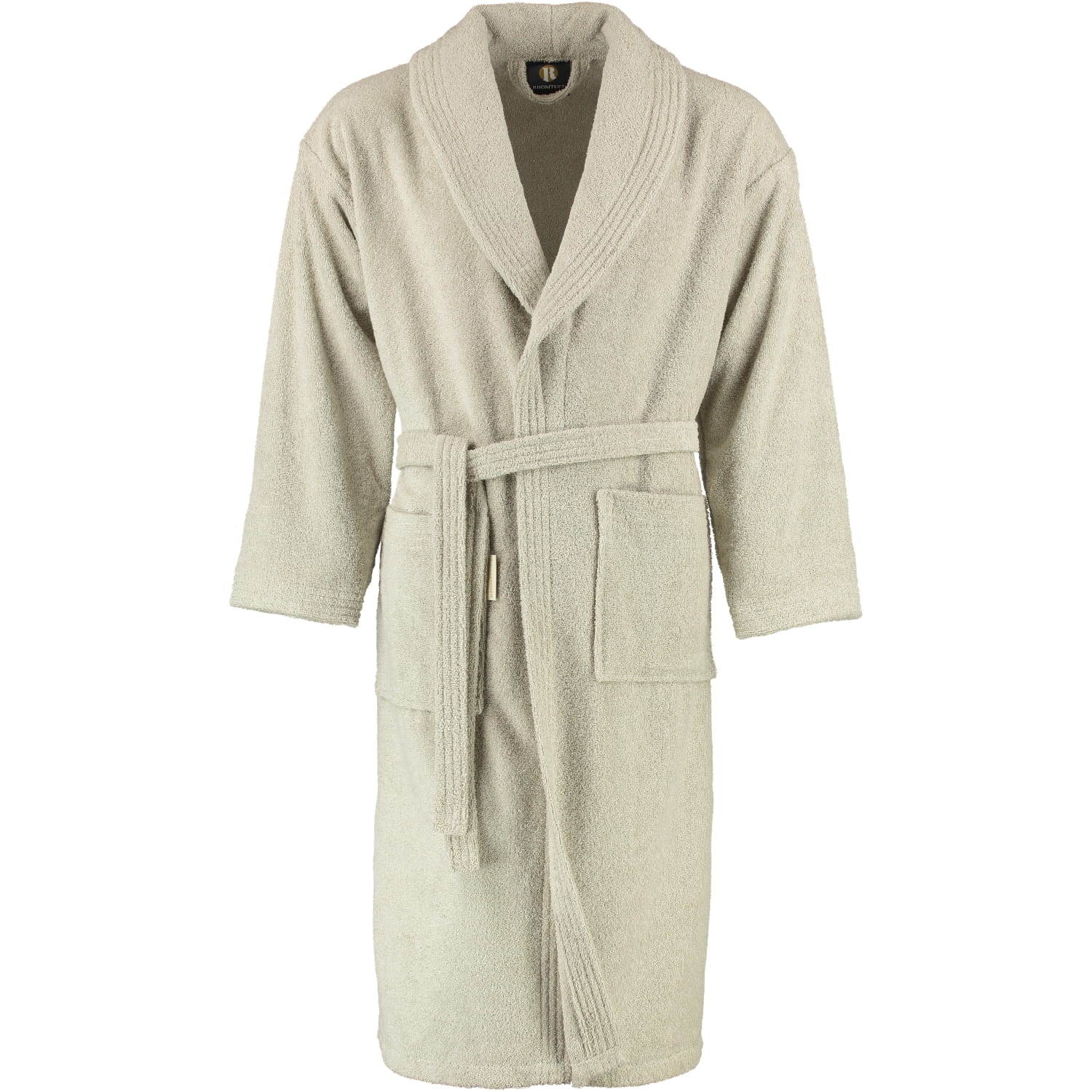 Rhomtuft - Bademantel Sir & Lady - Unisex - Farbe: stone - 320