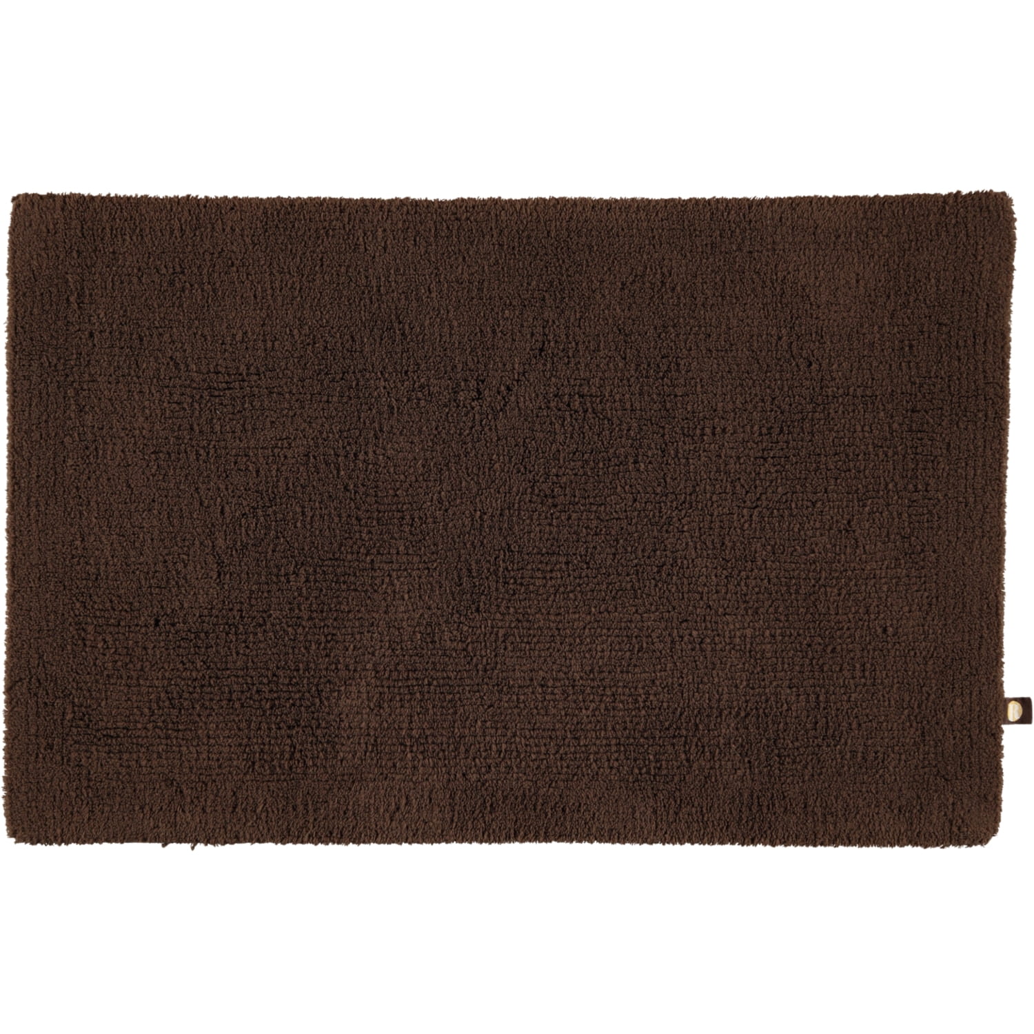 Rhomtuft - Badteppich Pur - Farbe: mocca - 406 - 50x75 cm