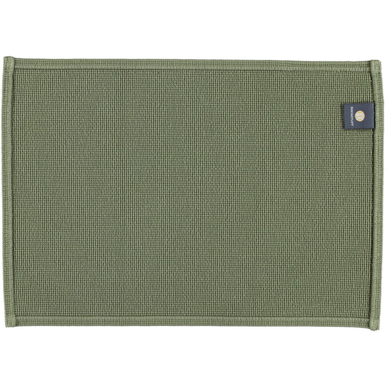 Rhomtuft - Badematte Plain - Farbe: olive - 404 - 50x70 cm