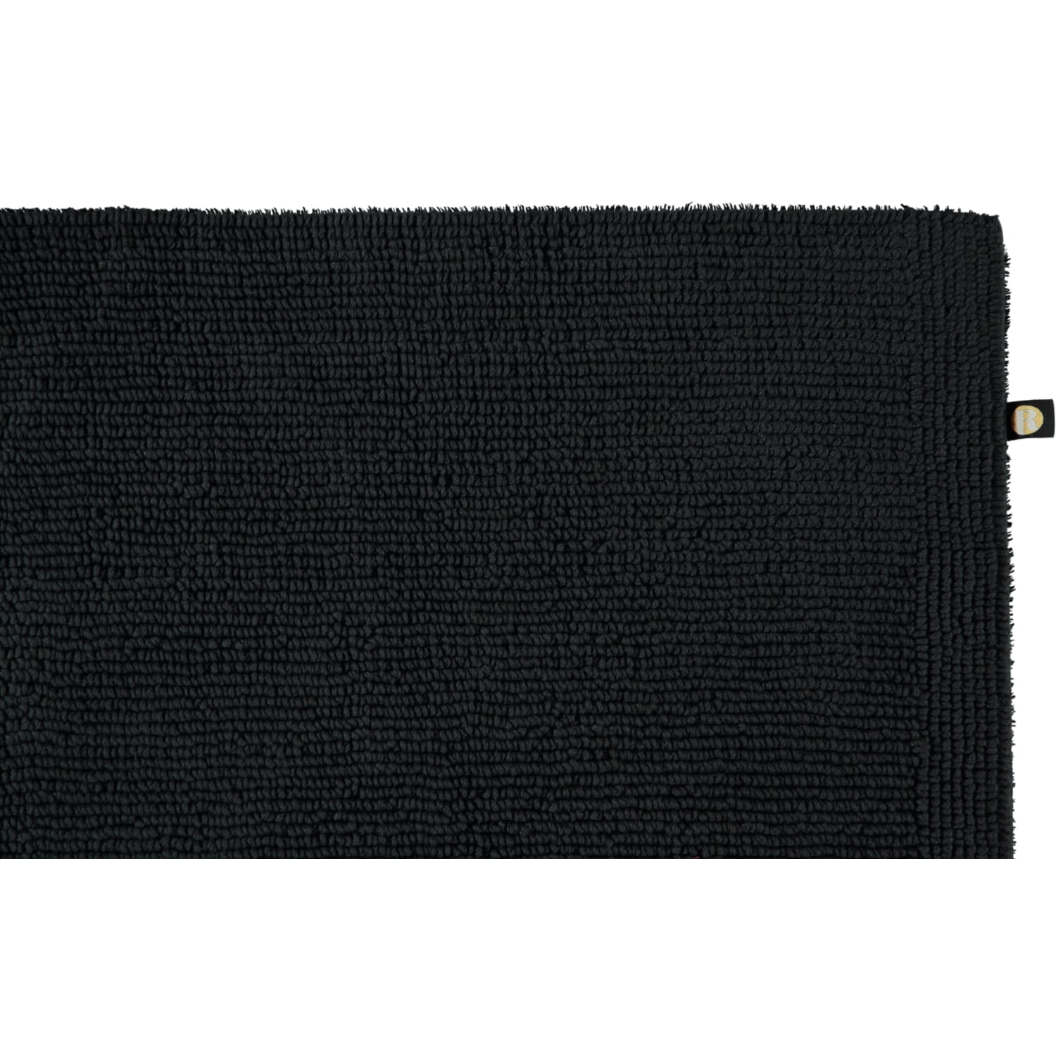 Rhomtuft - Badteppich Pur - Farbe: schwarz - 15