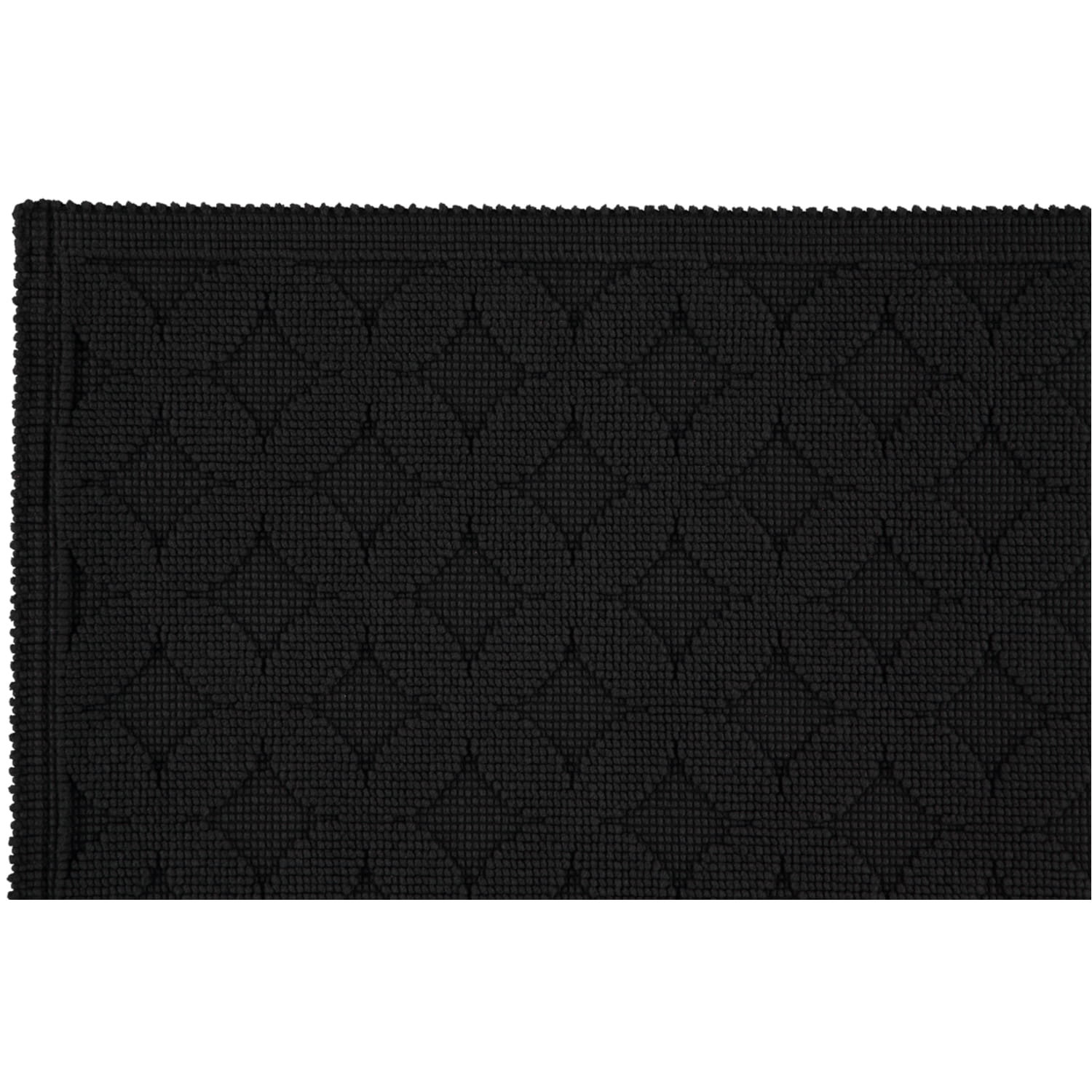 Rhomtuft - Badematte Seaside - Farbe: schwarz - 15 - 50x70 cm