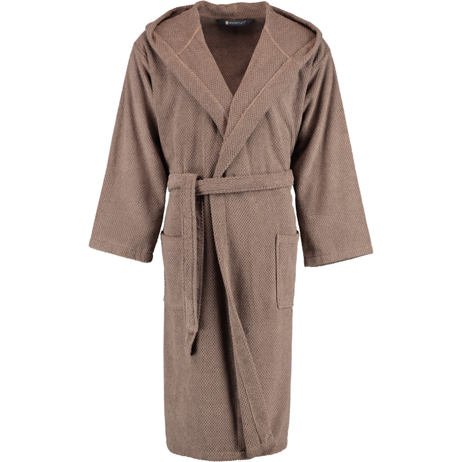 Rhomtuft - Bademantel Baronesse unisex - Farbe: taupe - 58