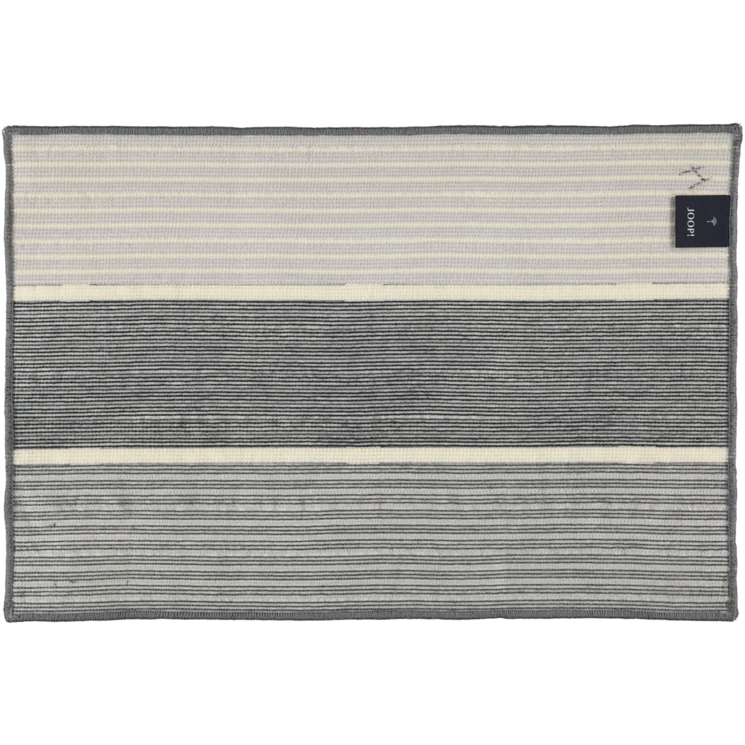 JOOP! Badteppich Lines 286 - Farbe: Anthrazit - 069 - 60x90 cm