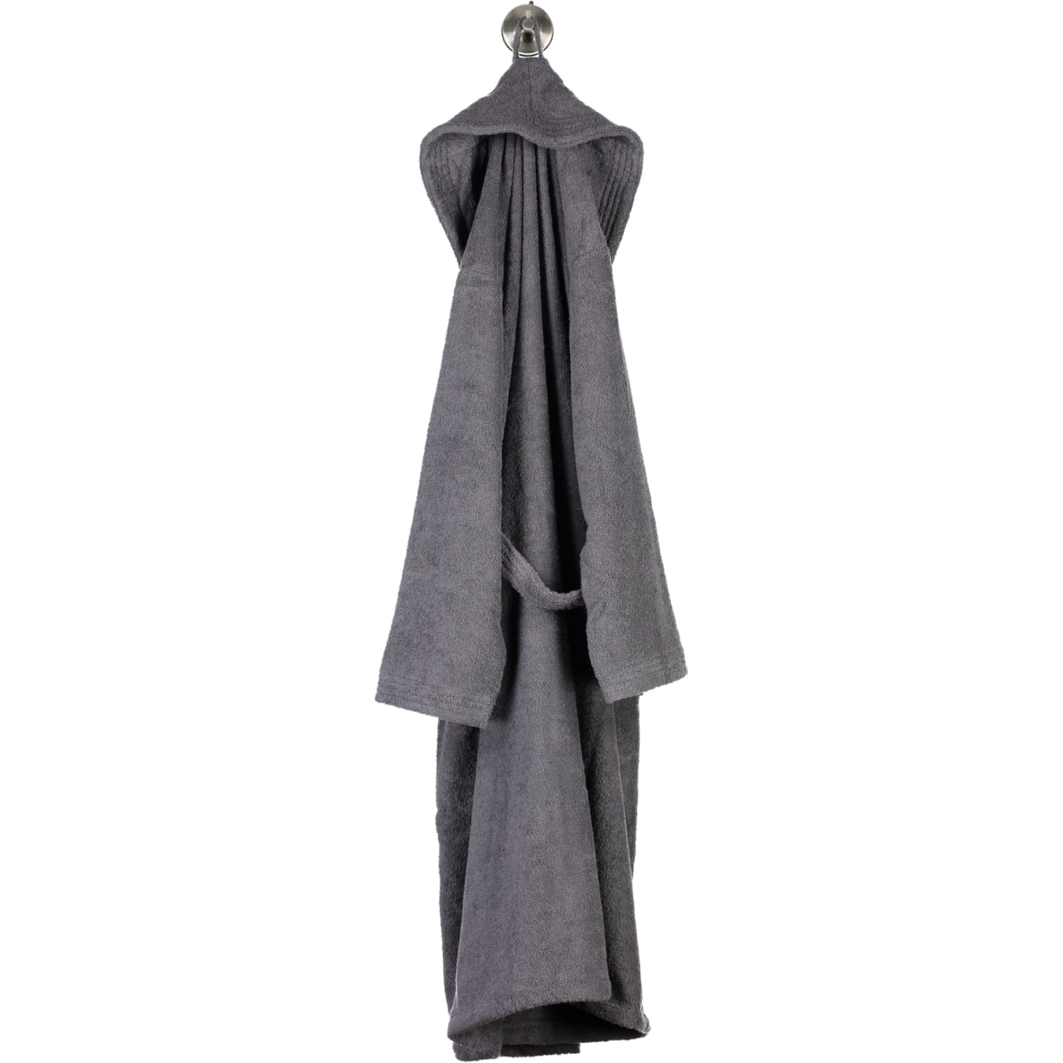 Rhomtuft - Bademantel Sir & Lady - Unisex - Farbe: zinn - 02 - L