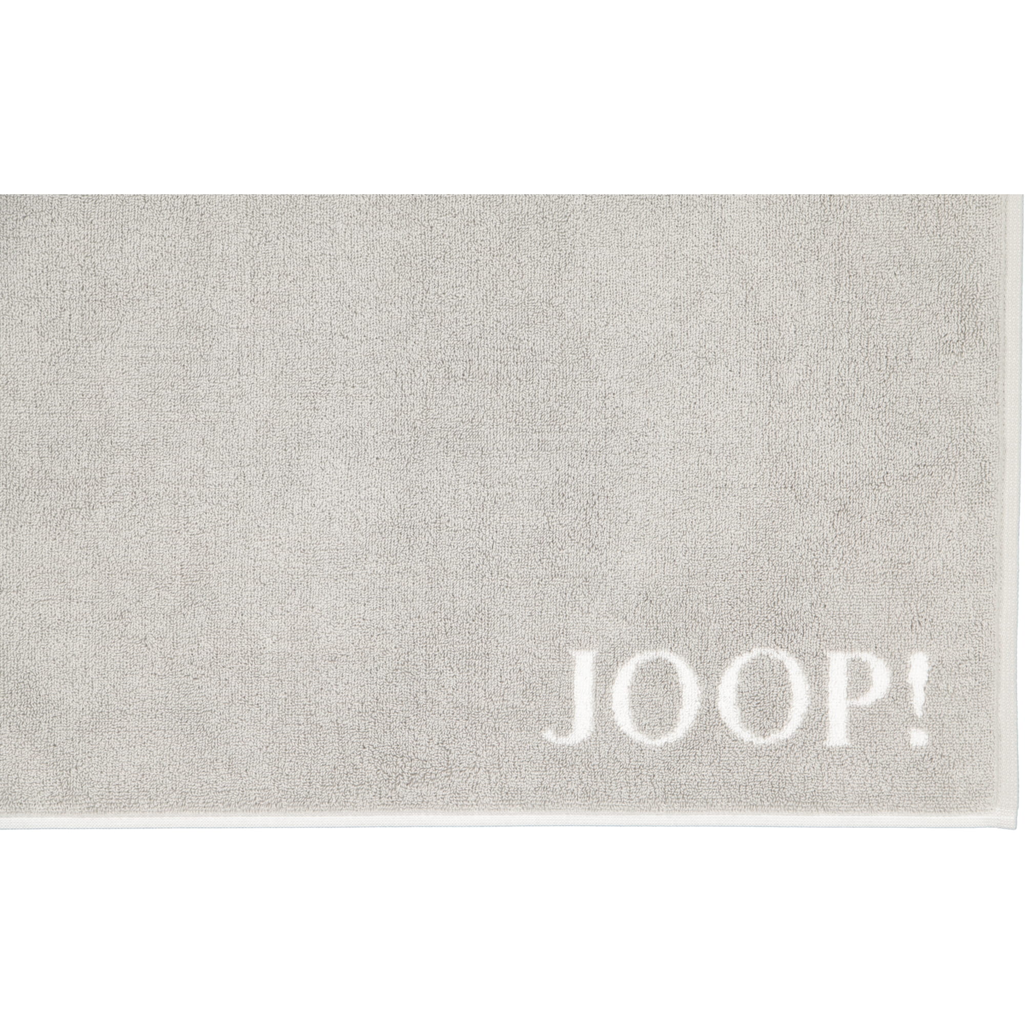 JOOP! Classic - Doubleface Badematte 1600 - 50x80 cm - Farbe: Silber/Weiß - 76