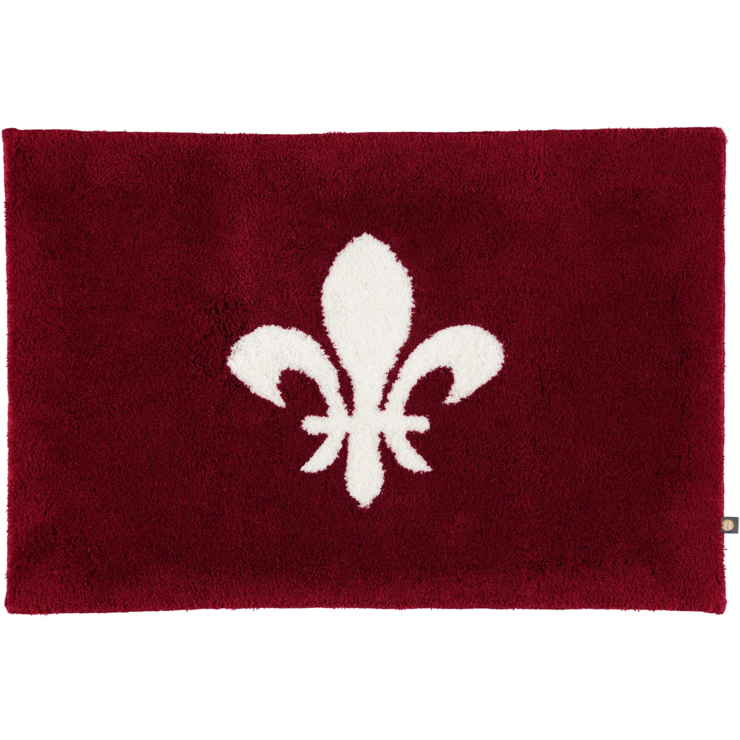 Rhomtuft RHOMTUFT Badteppiche Lilie bordeaux-ecru - 1372