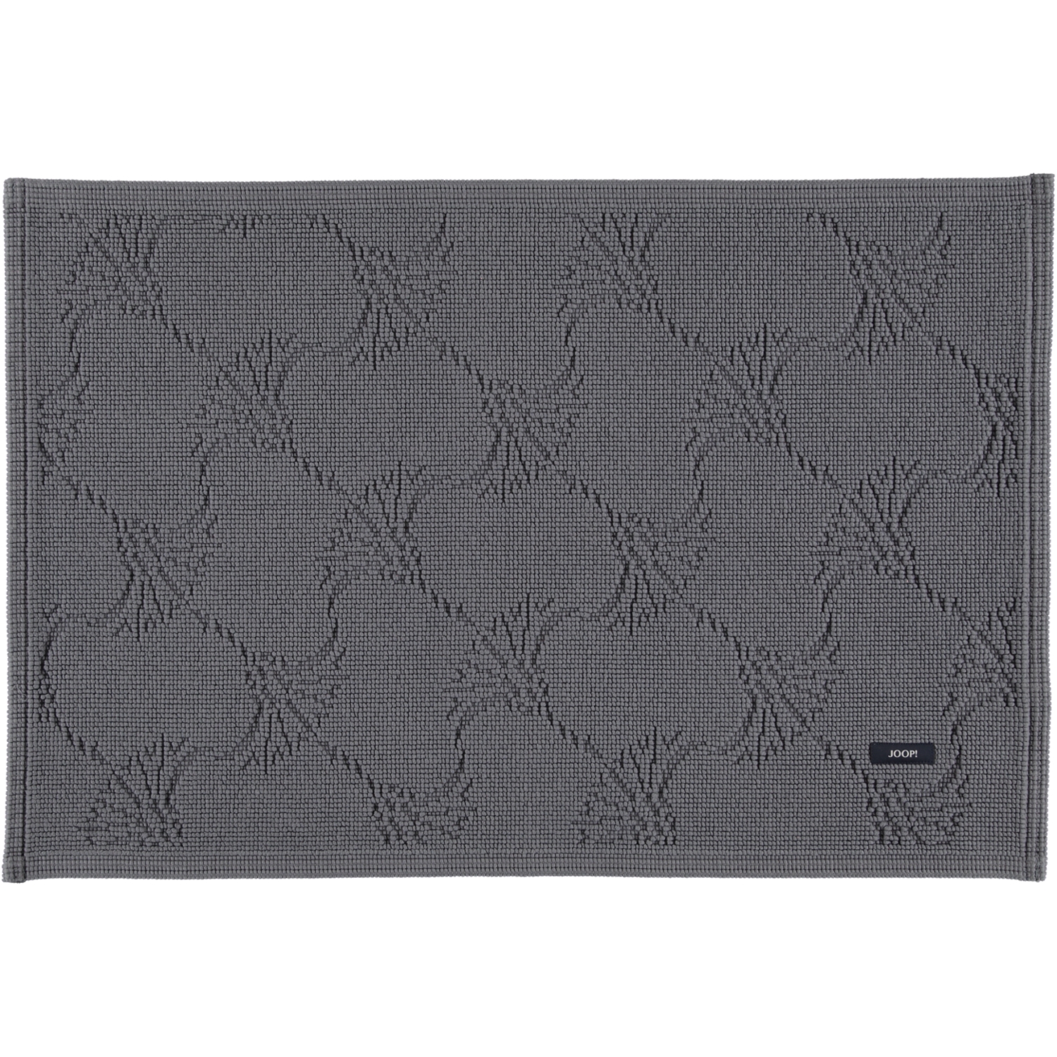 JOOP! - Badteppich New Cornflower 60 - Farbe: Light Anthrazit - 413 - 60x90 cm