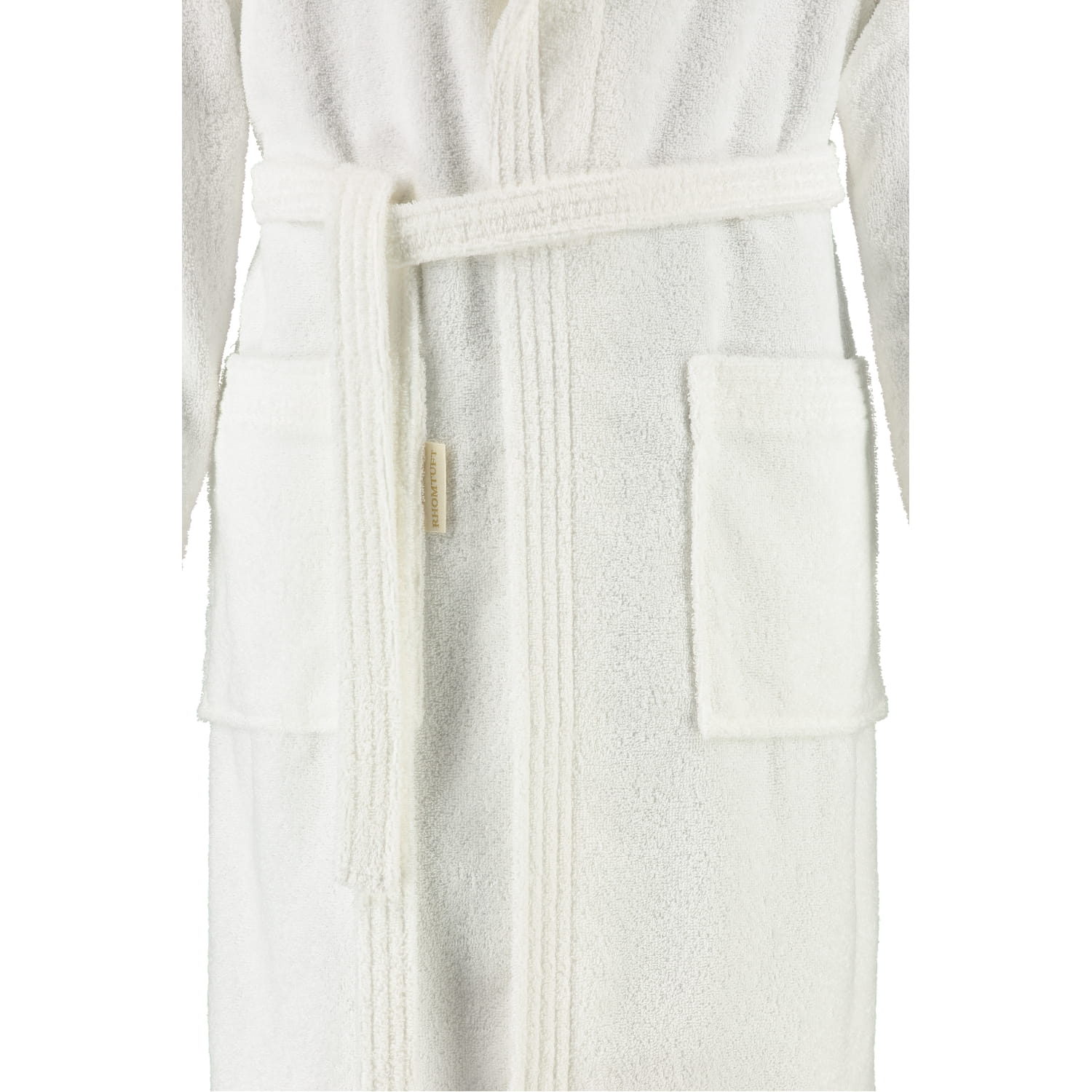 Rhomtuft - Bademantel Sir & Lady - Unisex - Farbe: weiss - 01