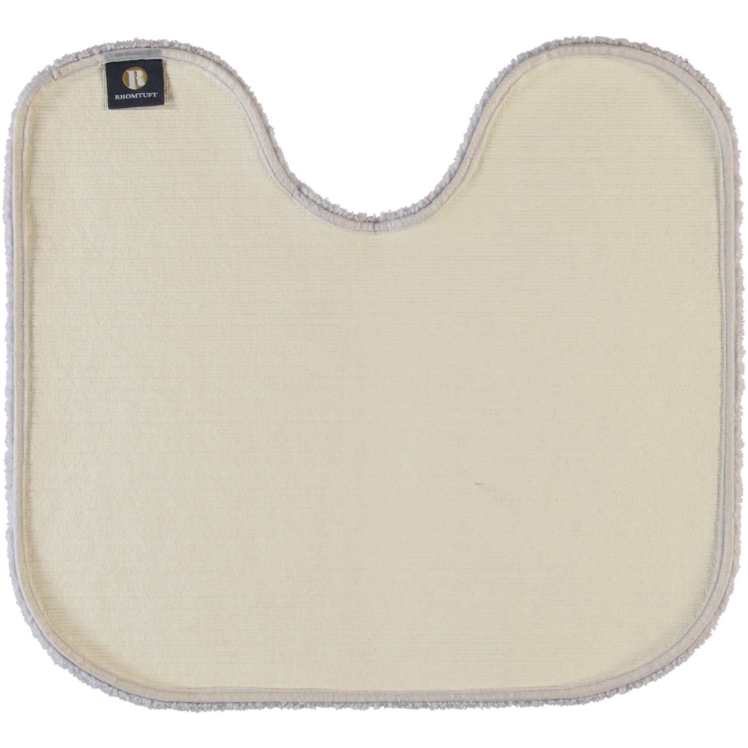 Rhomtuft - Badteppiche Aspect - Farbe: perlgrau - 11 - Toilettenvorlage mit Ausschnitt 55x60 cm