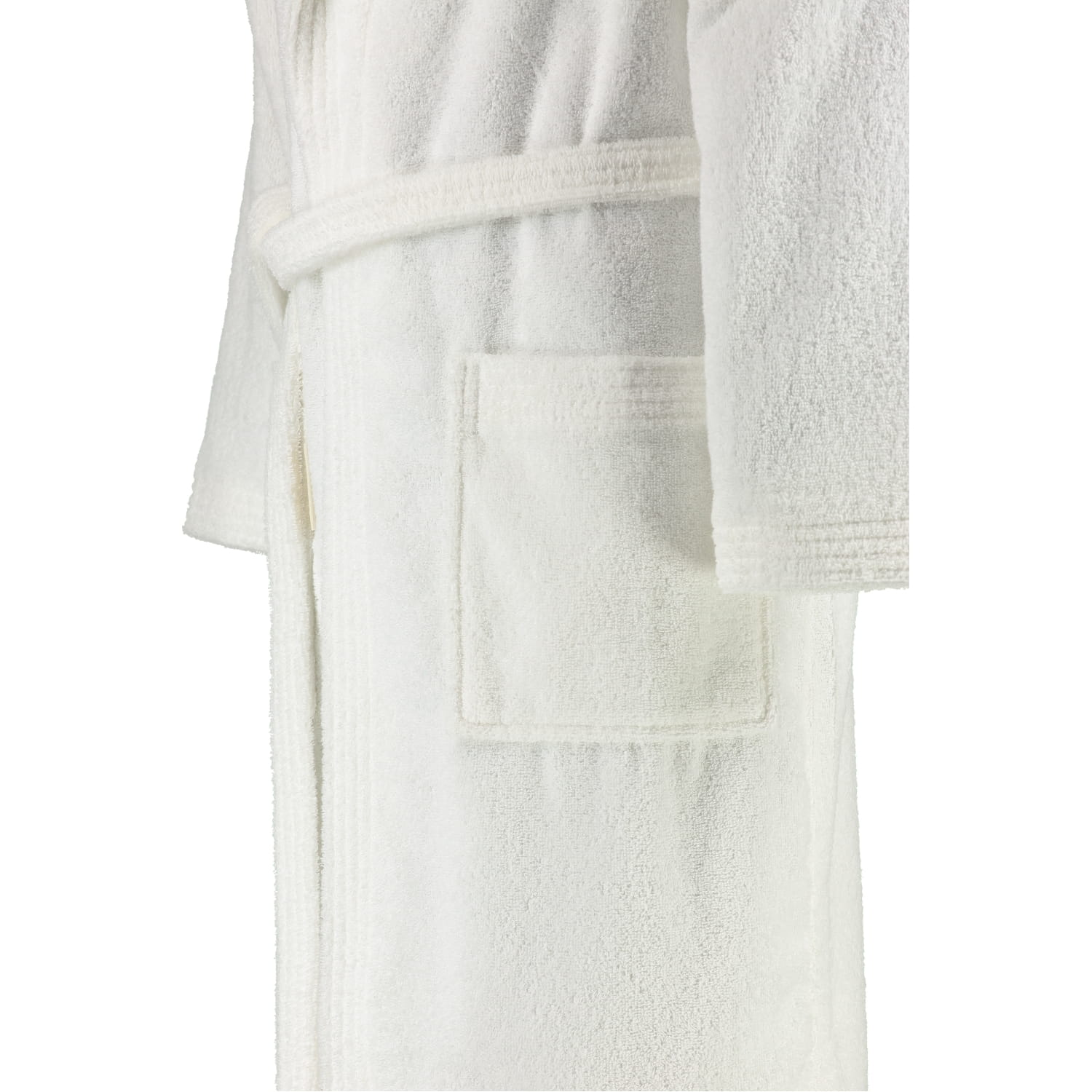 Rhomtuft - Bademantel Sir & Lady - Unisex - Farbe: weiss - 01
