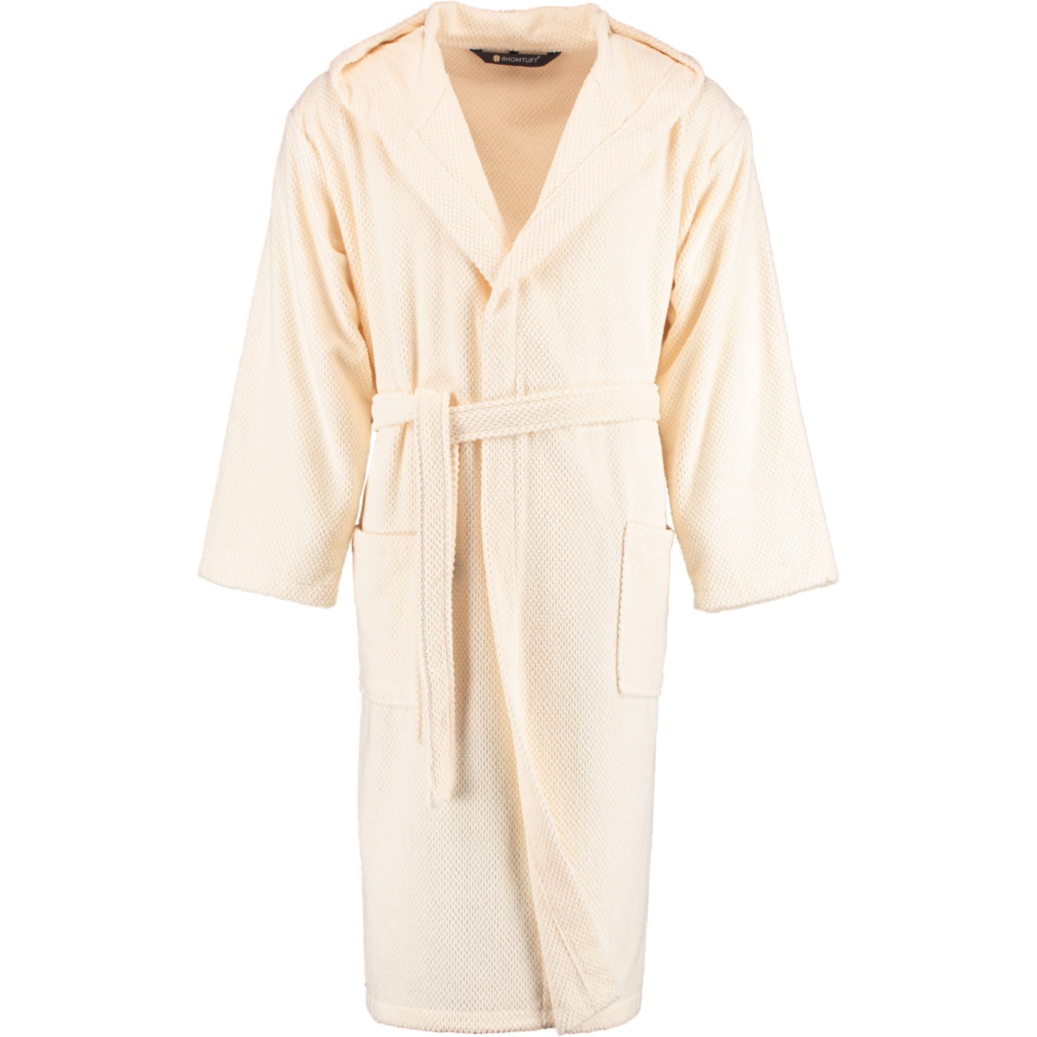 Rhomtuft - Bademantel Baronesse unisex - Farbe: natur-jasmin - 20 - S
