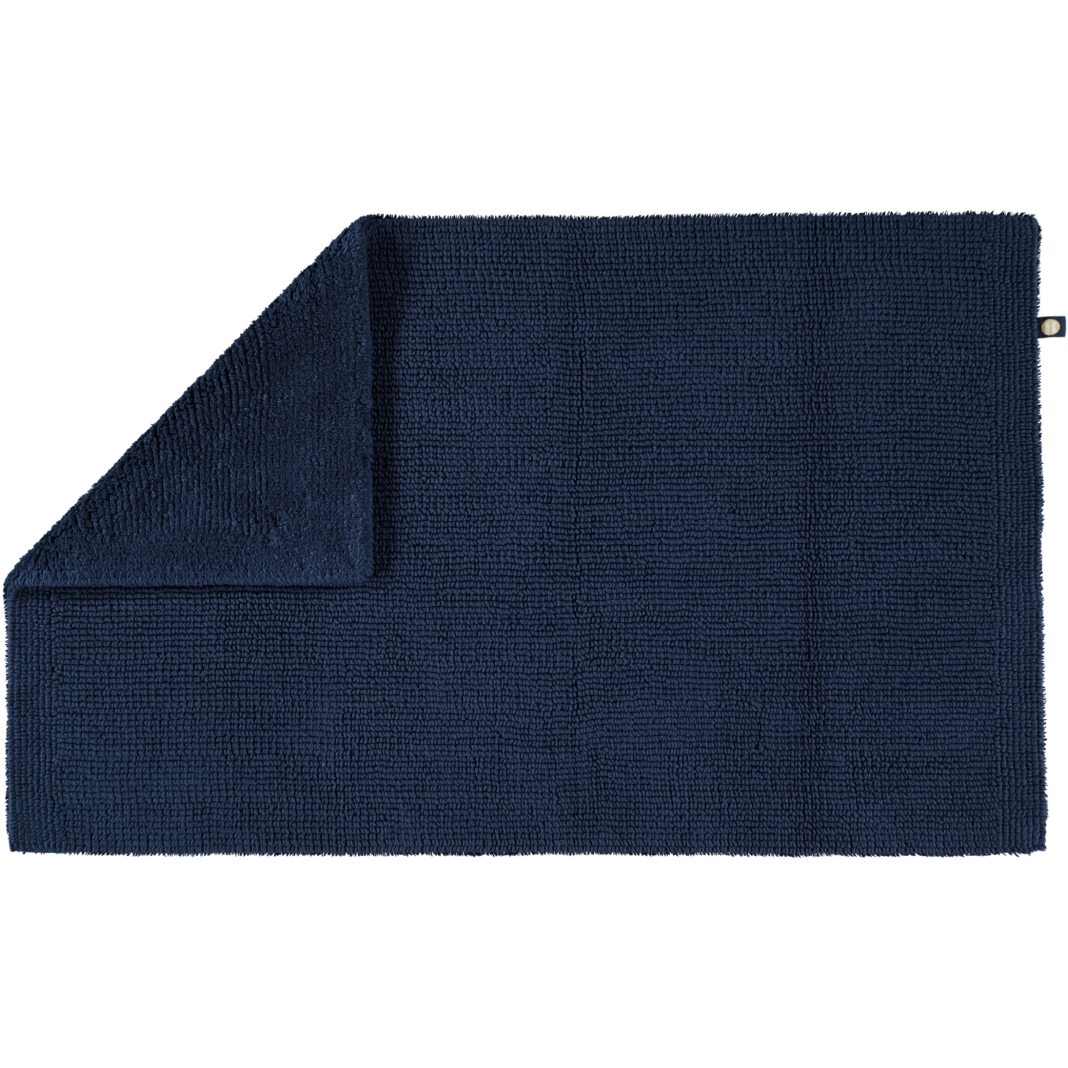 Rhomtuft - Badteppich Pur - Farbe: kobalt - 84 - 50x75 cm