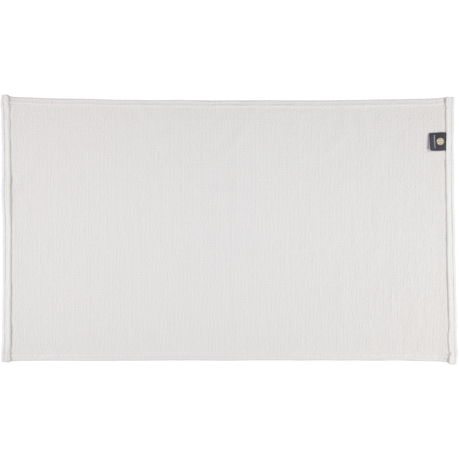 Rhomtuft - Badteppiche Plain - Farbe: weiss - 01 - 70x120 cm