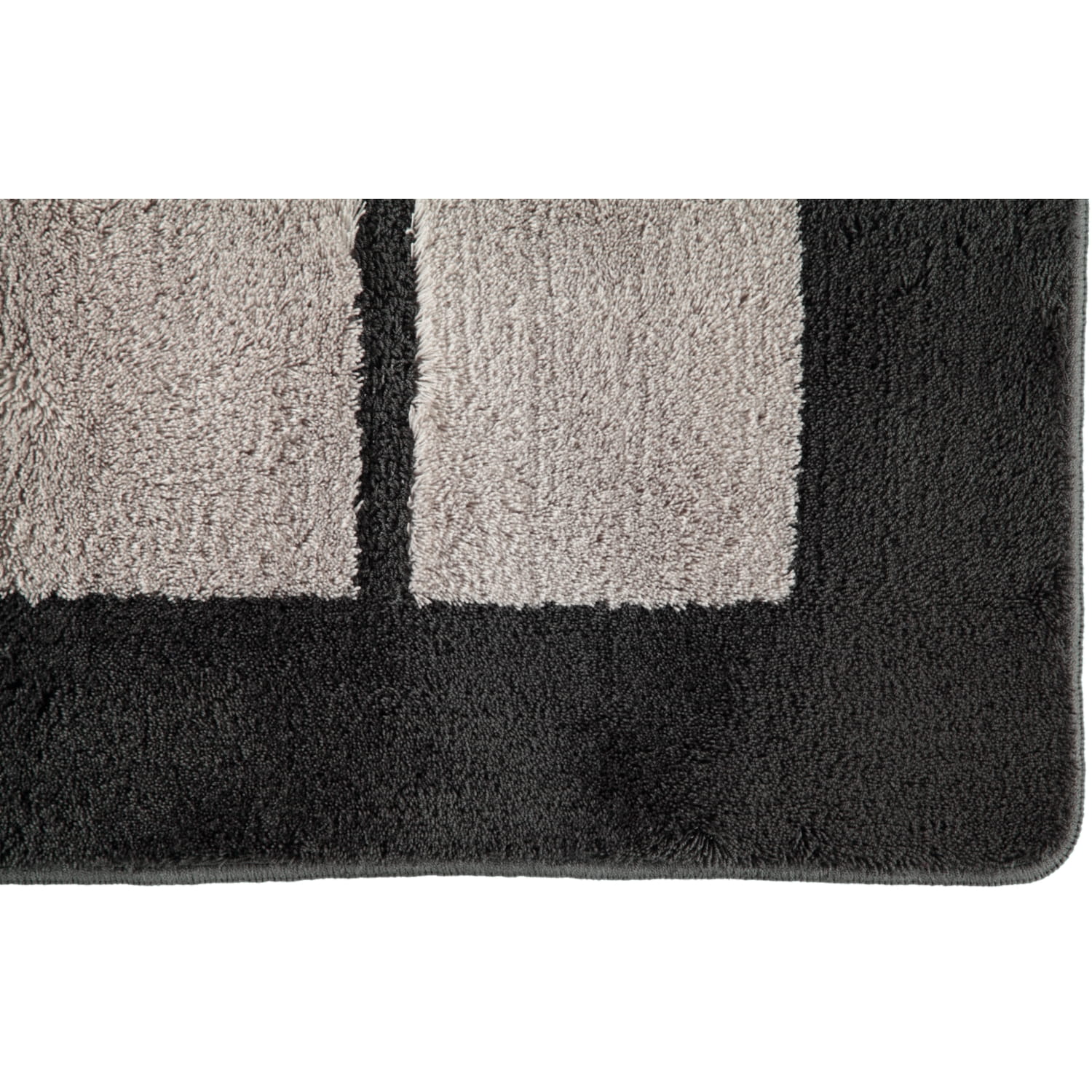 Rhomtuft RHOMY home Badteppiche Liberty anthrazit-perlgrau - 409