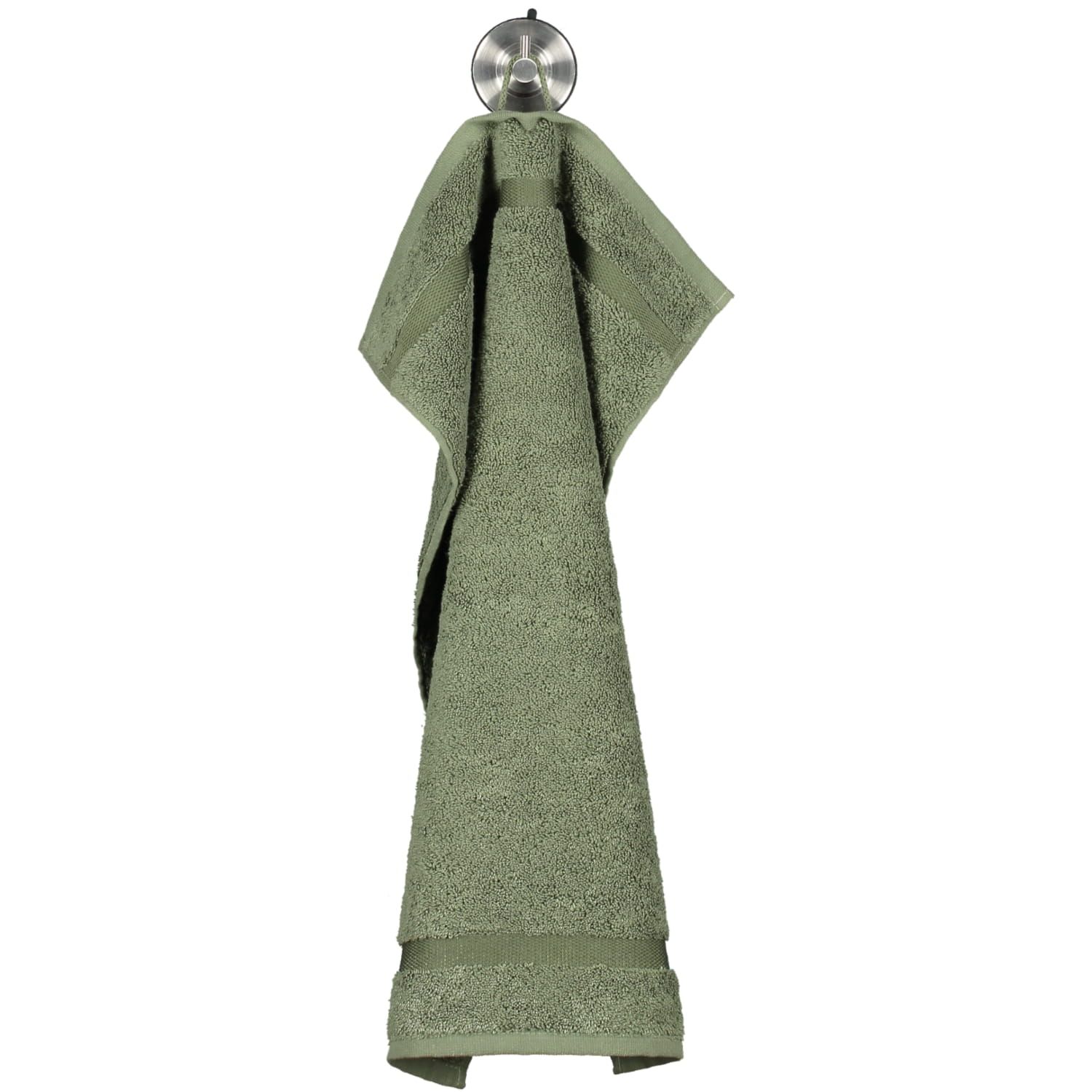 Rhomtuft - Handtücher Princess - Farbe: olive - 404 - Gästetuch 40x60 cm