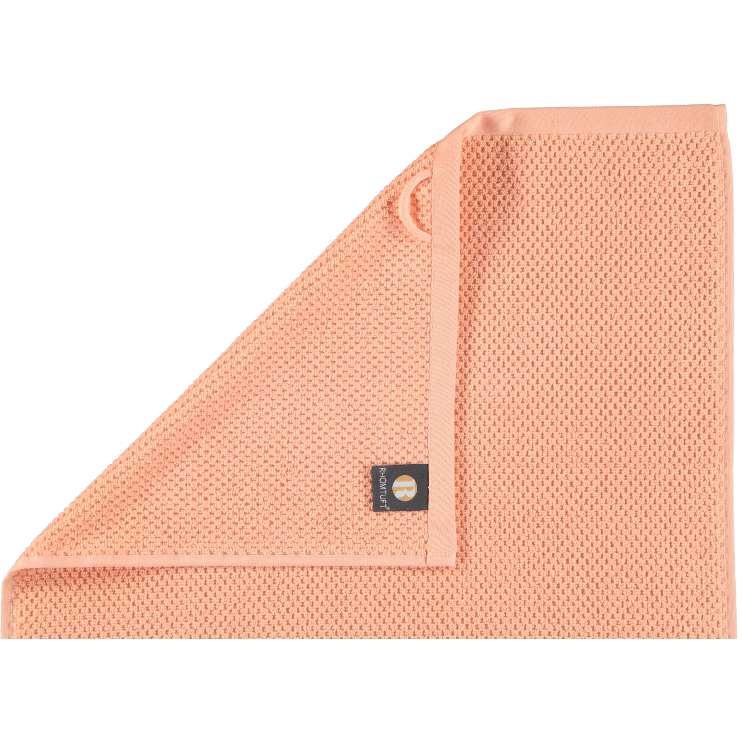 Rhomtuft - Handtücher Baronesse - Farbe: peach - 405 - Seiflappen 30x30 cm