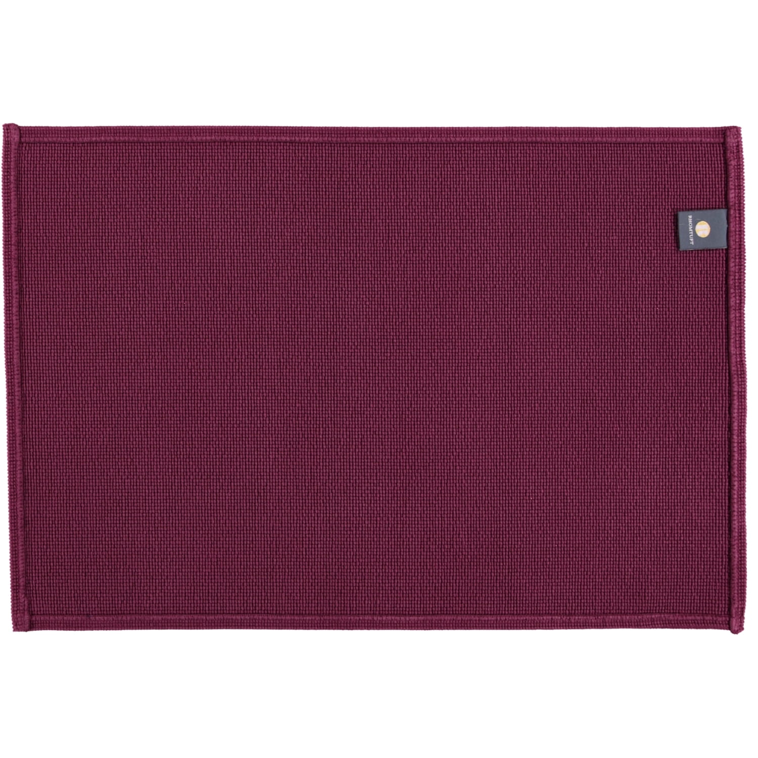 Rhomtuft - Badematte Plain - Farbe: berry - 237 - 60x90 cm