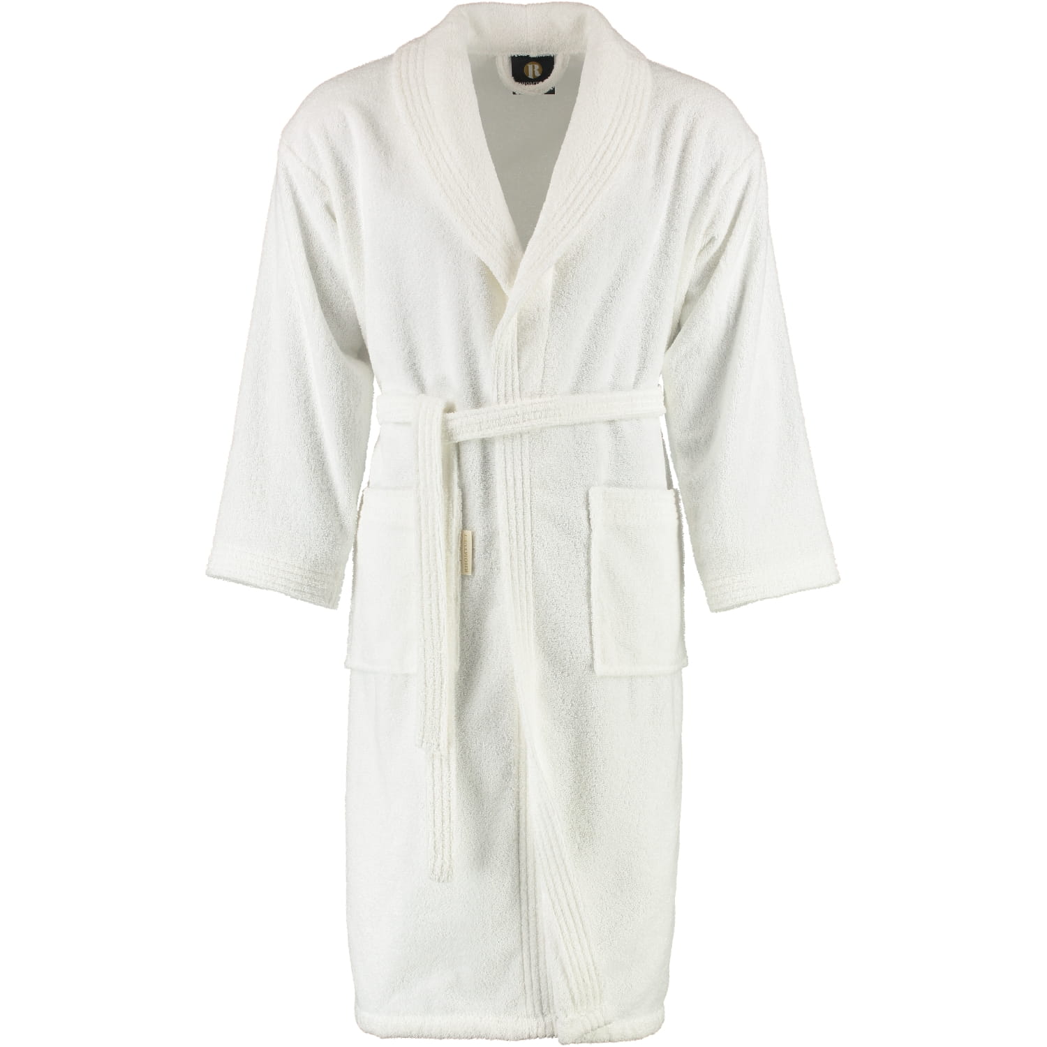 Rhomtuft - Bademantel Sir & Lady - Unisex - Farbe: weiss - 01