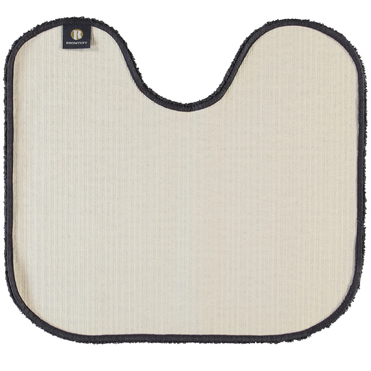 Rhomtuft - Badteppiche Aspect - Farbe: zinn - 02 - Toilettenvorlage mit Ausschnitt 55x60 cm