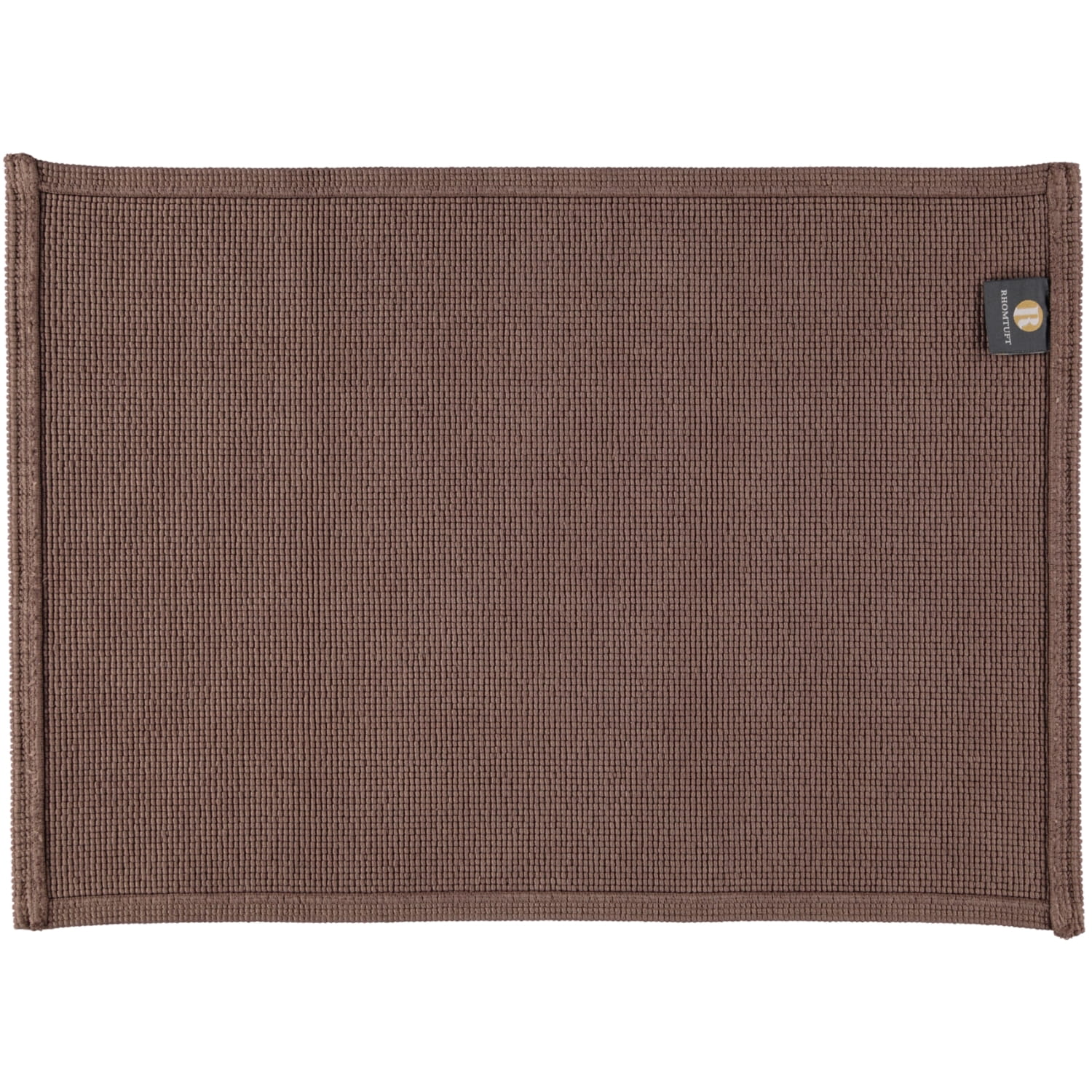 Rhomtuft - Badteppiche Plain - Farbe: taupe - 58 - 50x70 cm