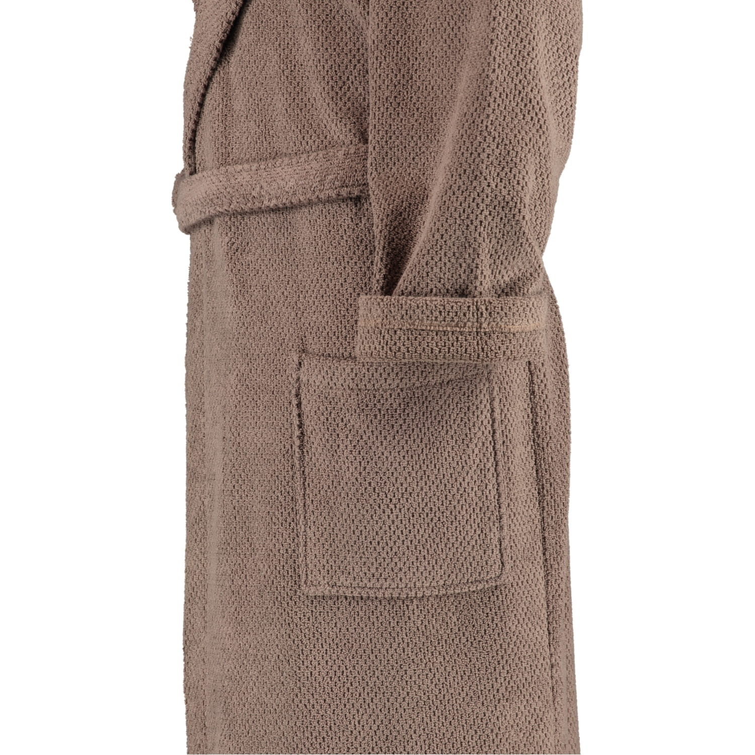 Rhomtuft - Bademantel Baronesse unisex - Farbe: taupe - 58